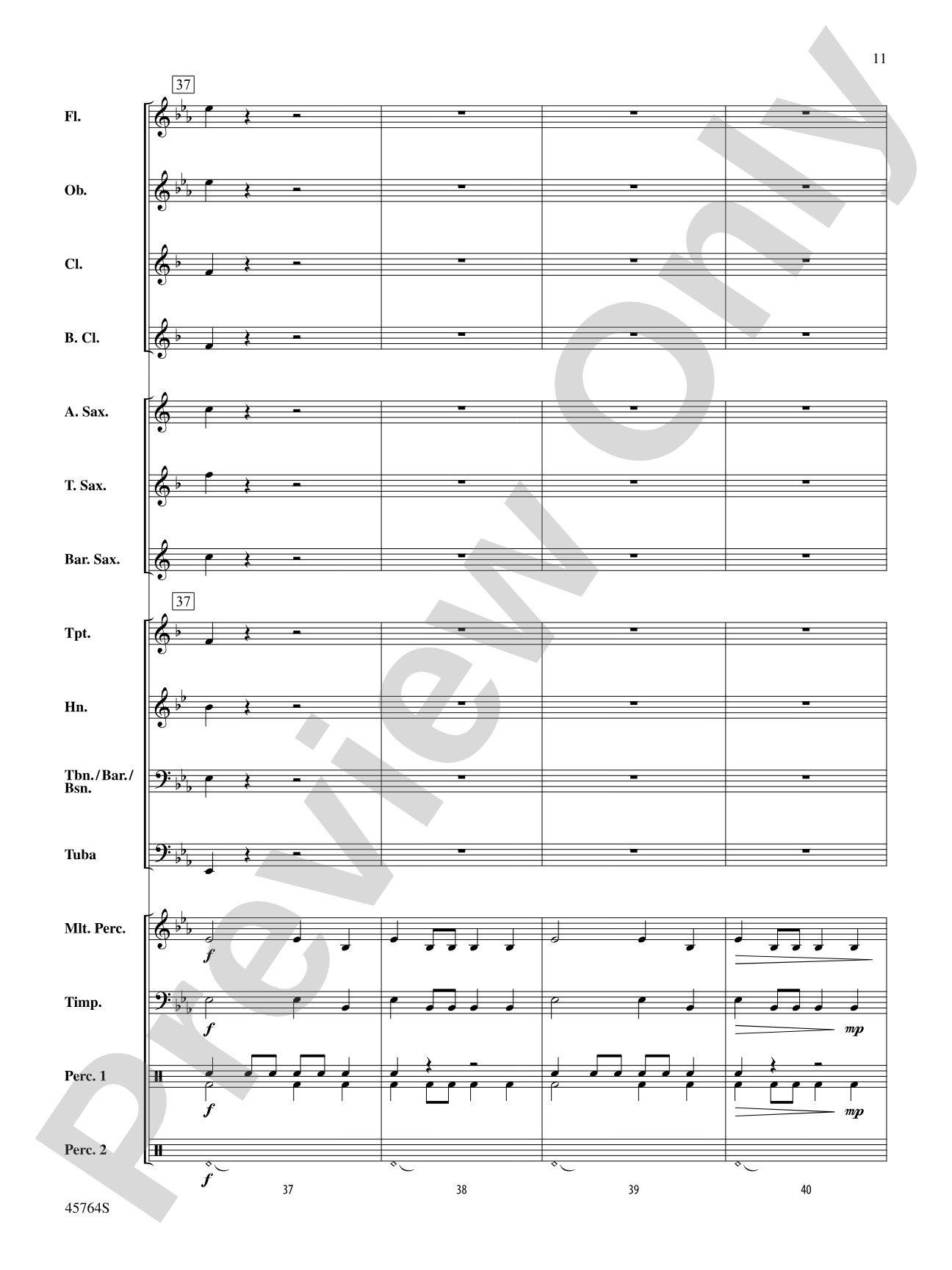 Dawn Over King's Valley: Concert Band Conductor Score & Parts