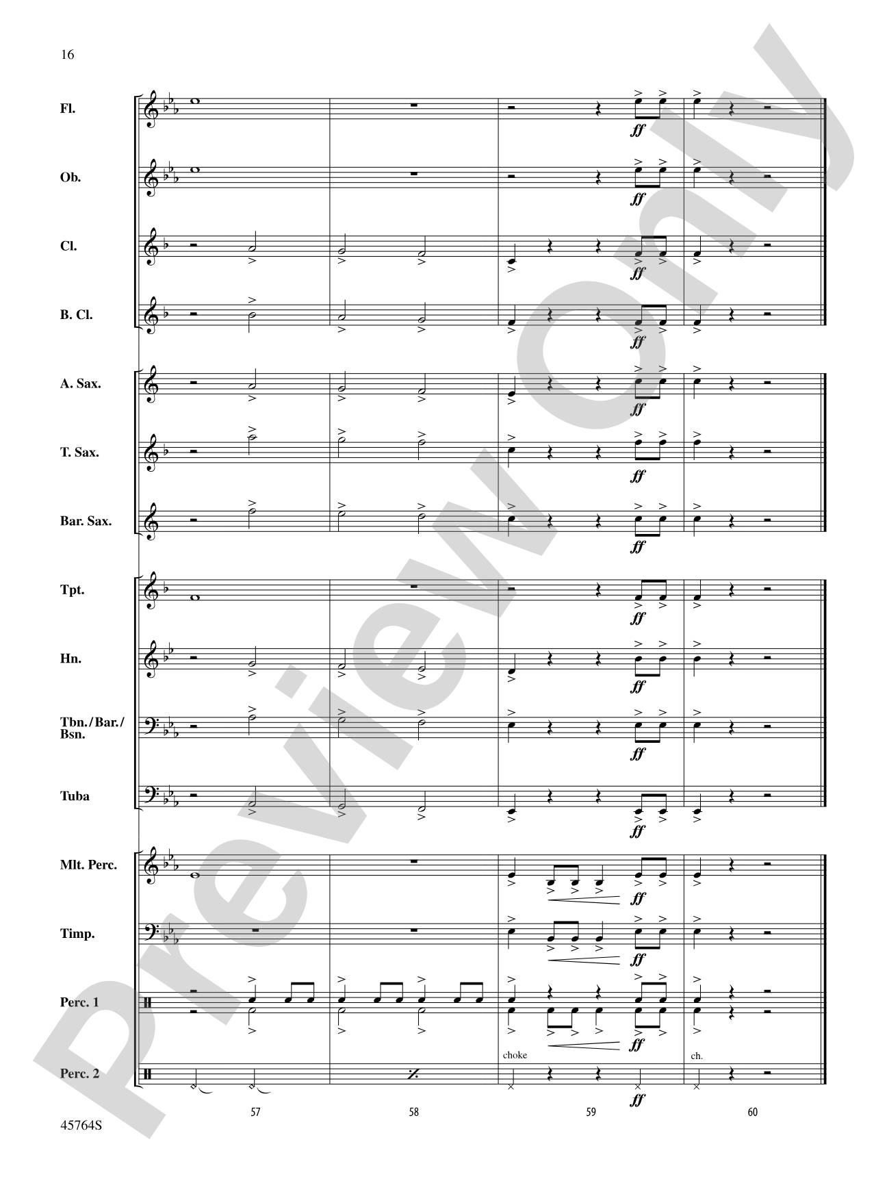 Dawn Over King's Valley: Concert Band Conductor Score & Parts