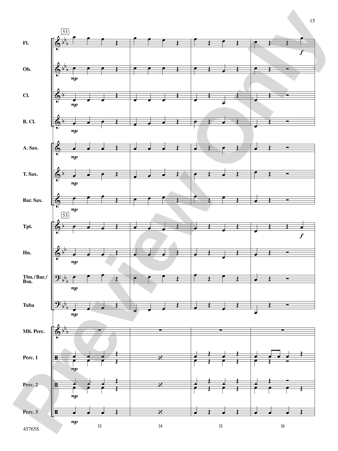 Zombie Dance: Concert Band Conductor Score & Parts