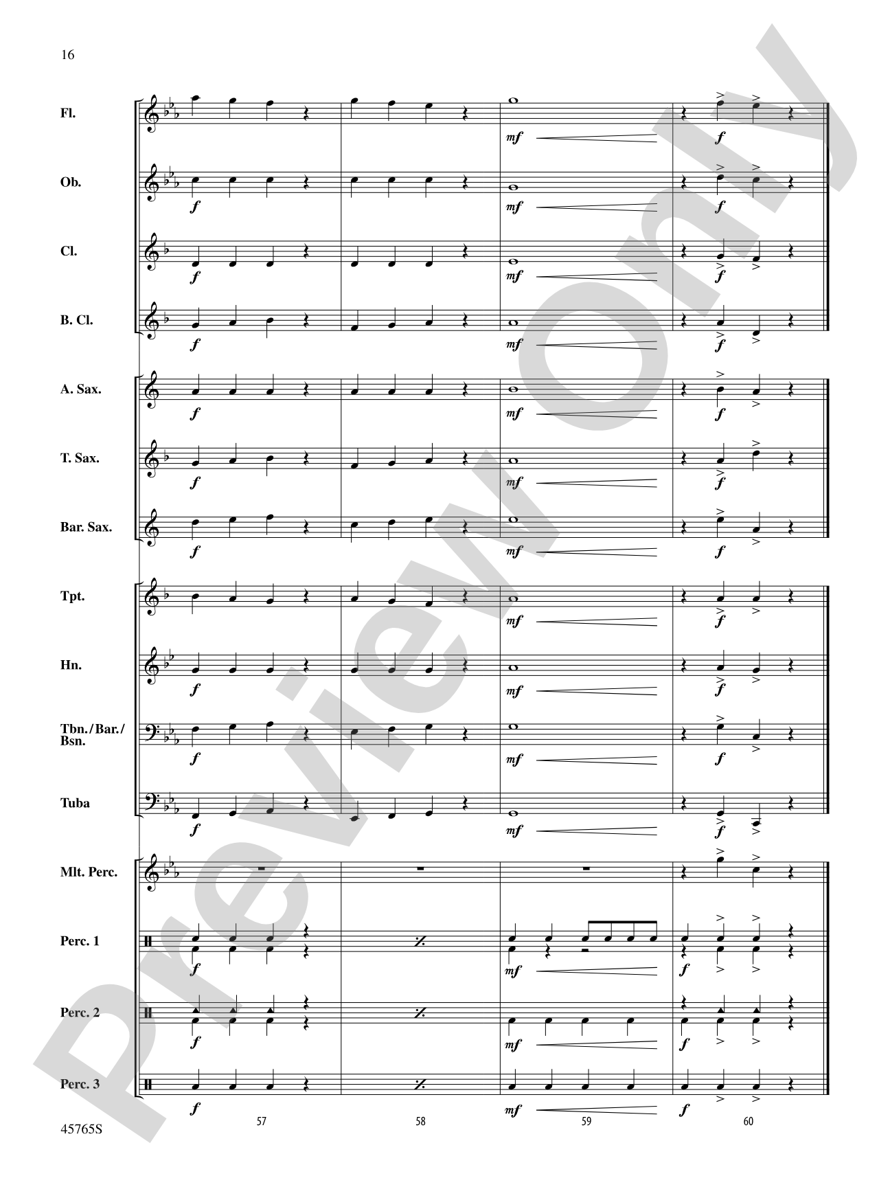 Zombie Dance: Concert Band Conductor Score & Parts