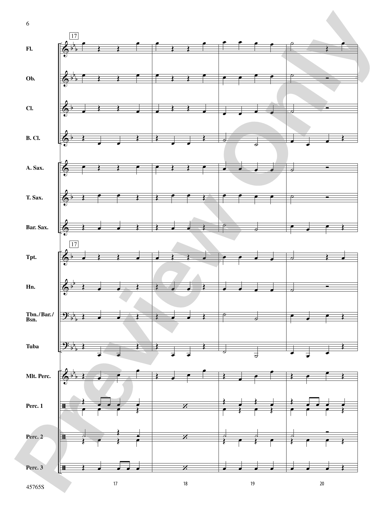 Zombie Dance: Concert Band Conductor Score & Parts