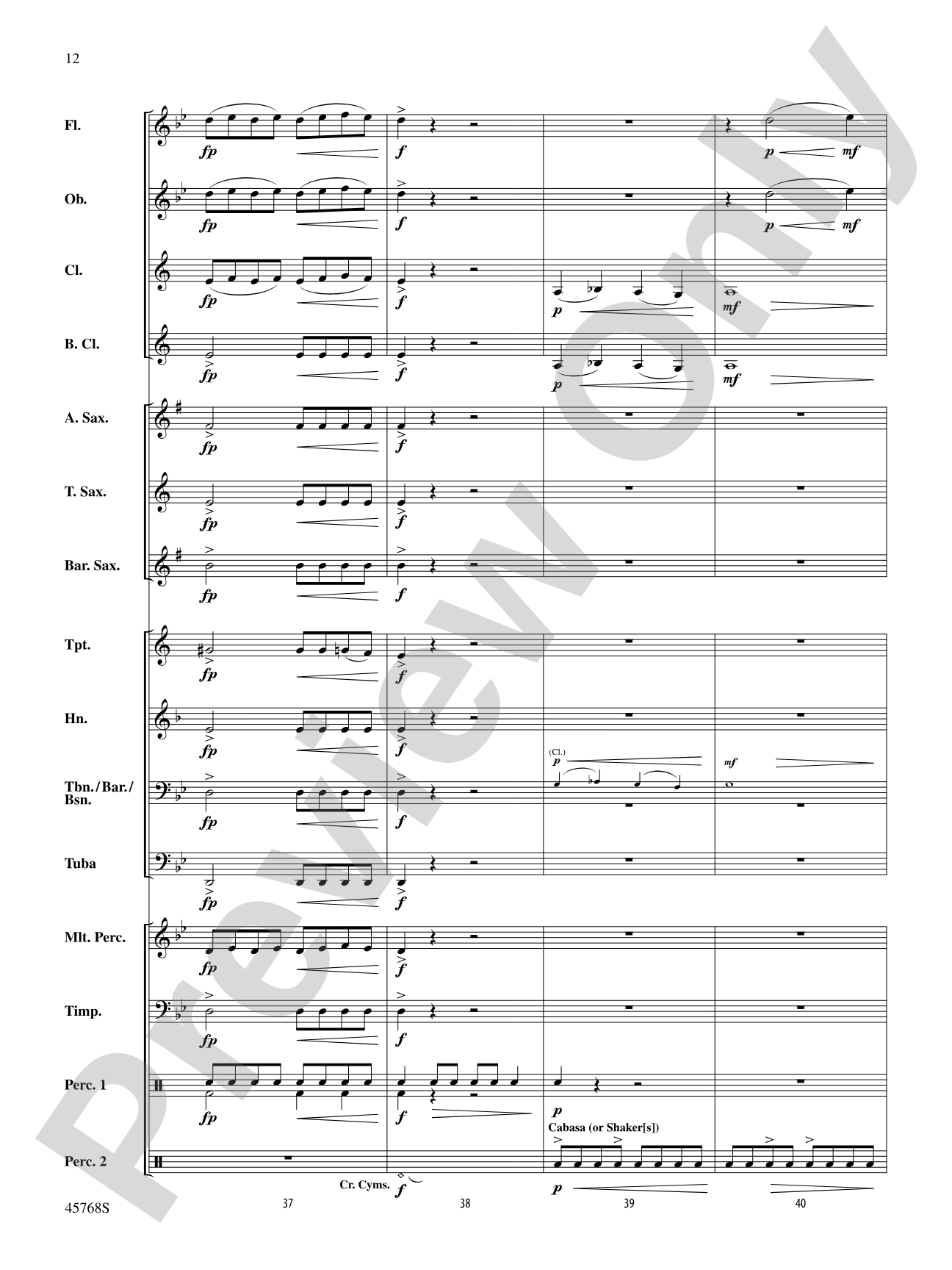 ¡El Tiburón!: Concert Band Conductor Score & Parts