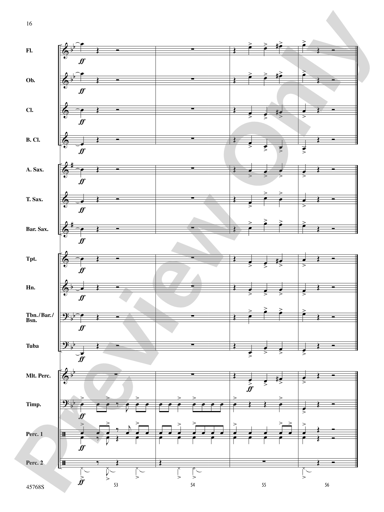 ¡El Tiburón!: Concert Band Conductor Score & Parts