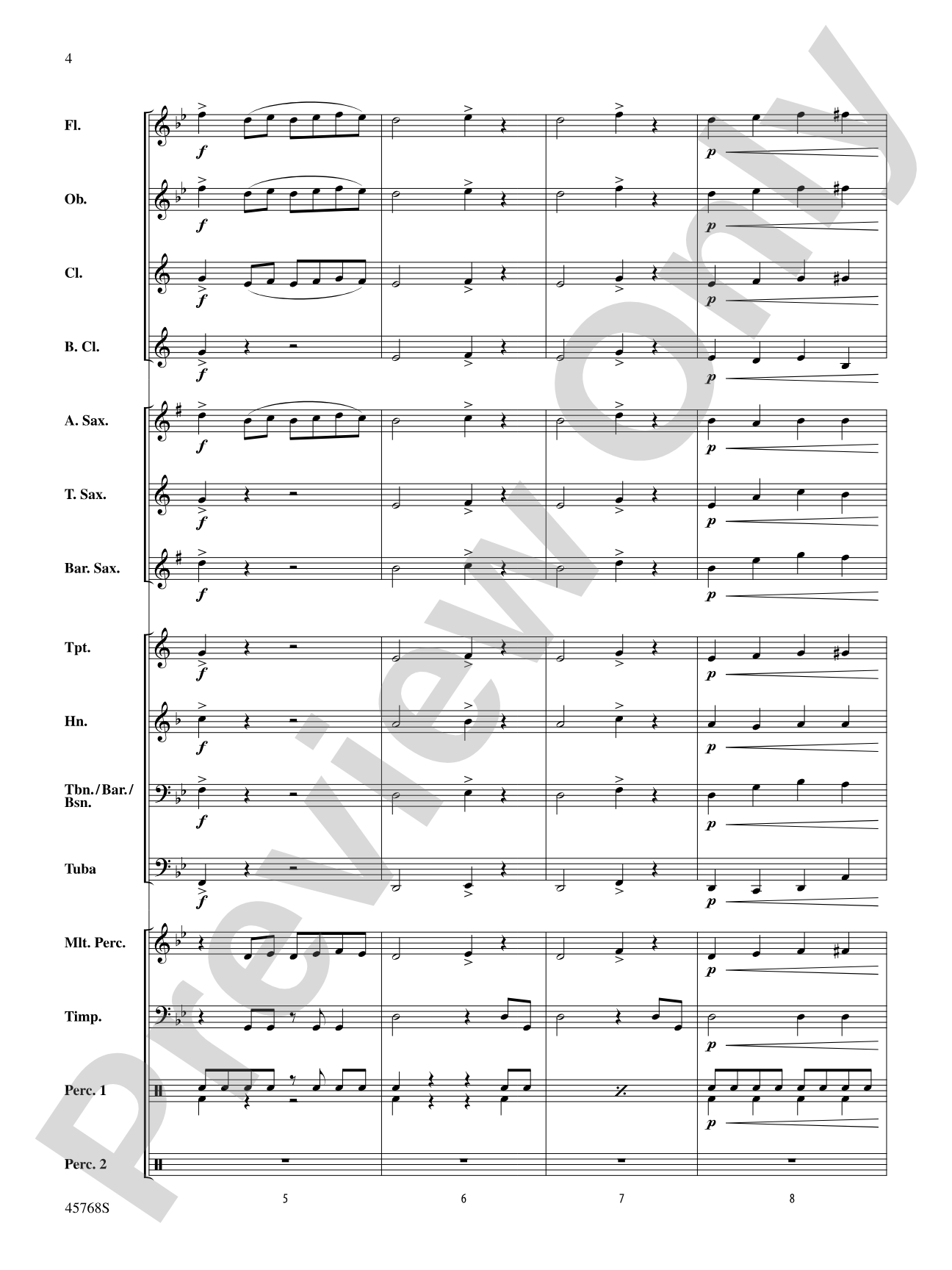¡El Tiburón!: Concert Band Conductor Score & Parts
