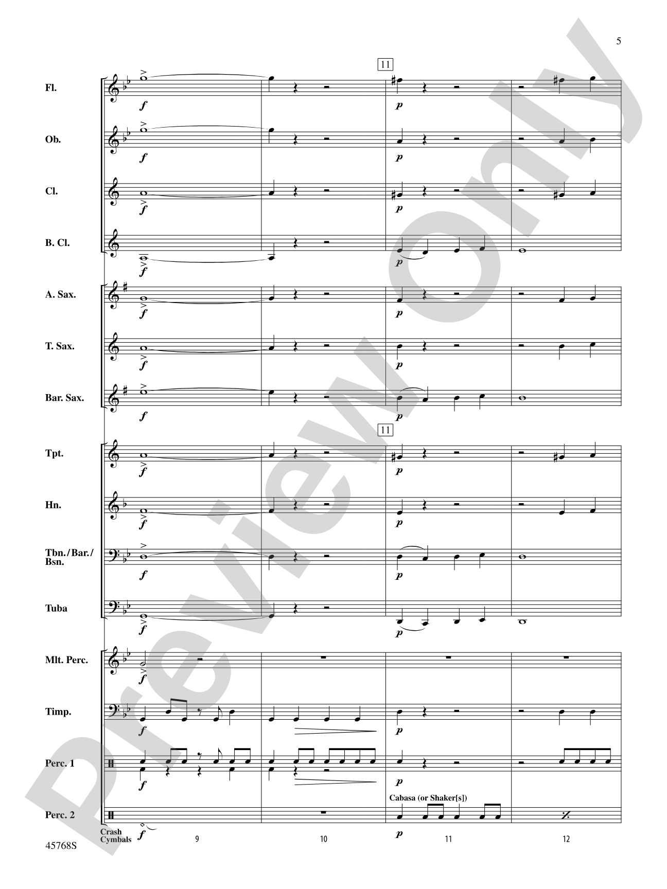 ¡El Tiburón!: Concert Band Conductor Score & Parts