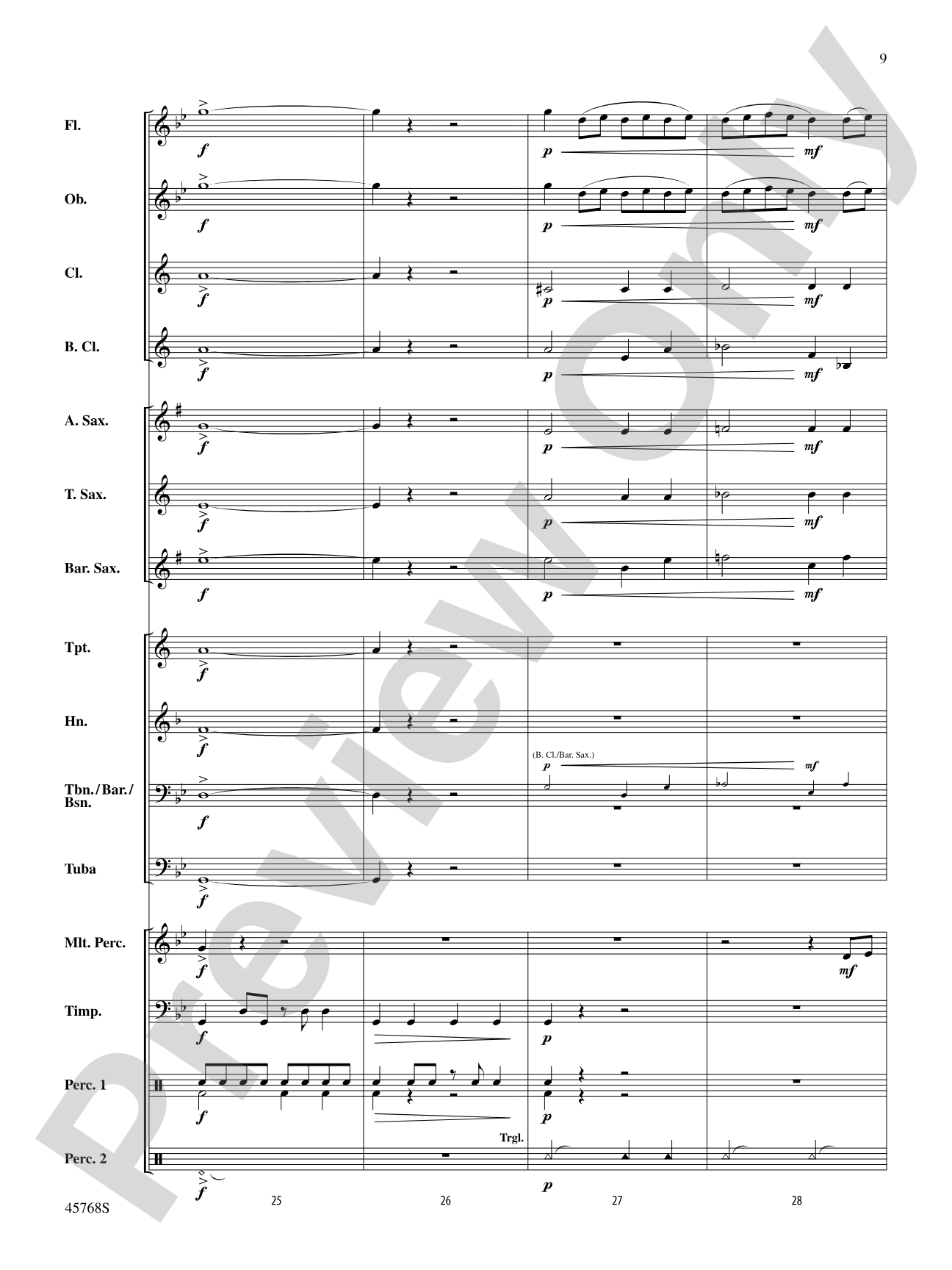 ¡El Tiburón!: Concert Band Conductor Score & Parts