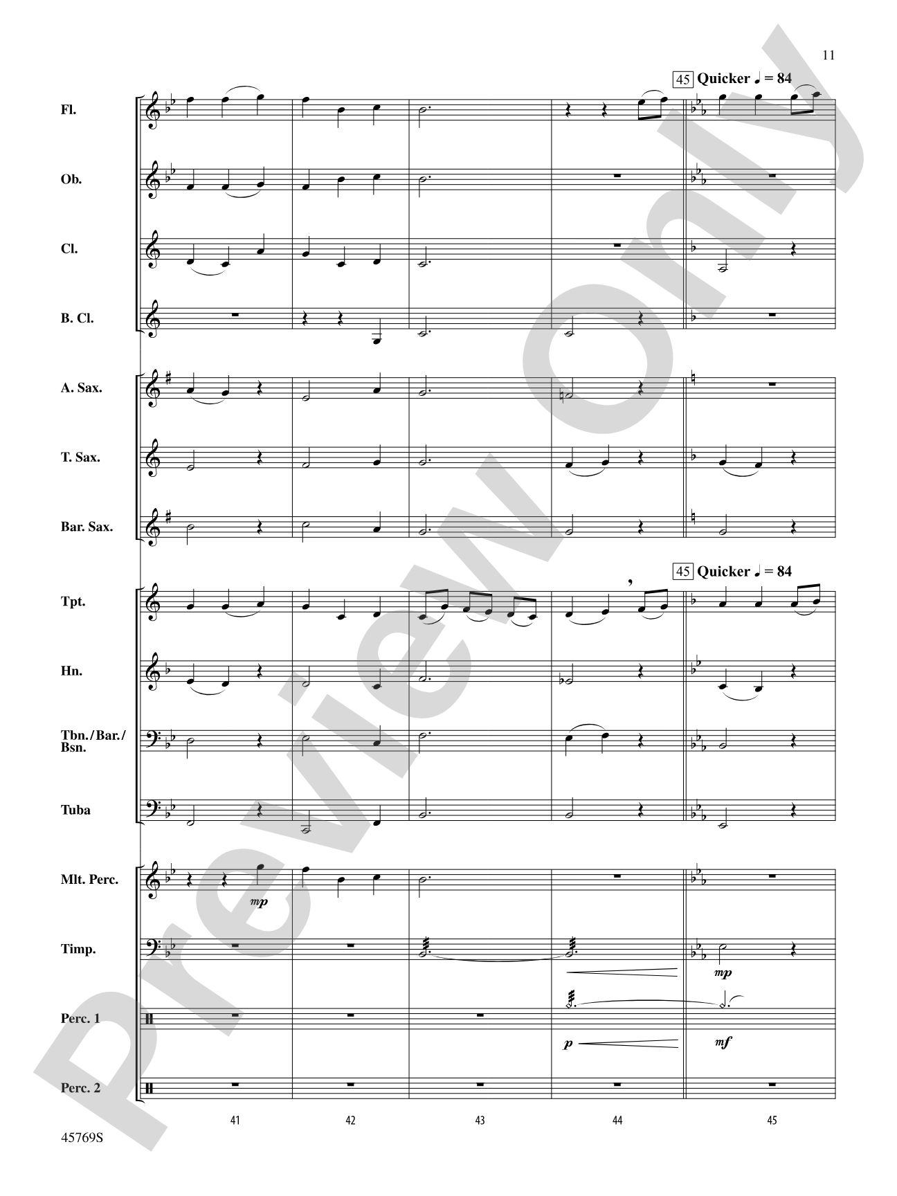 Trust: Concert Band Conductor Score & Parts
