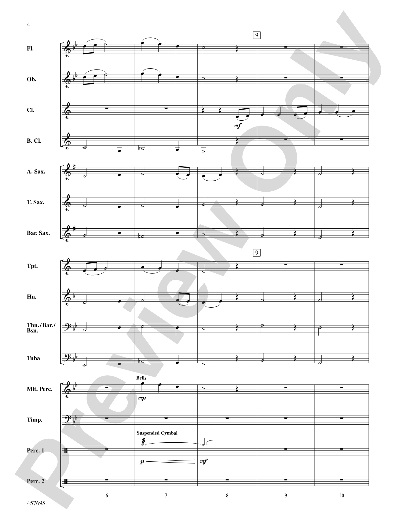 Trust: Concert Band Conductor Score & Parts