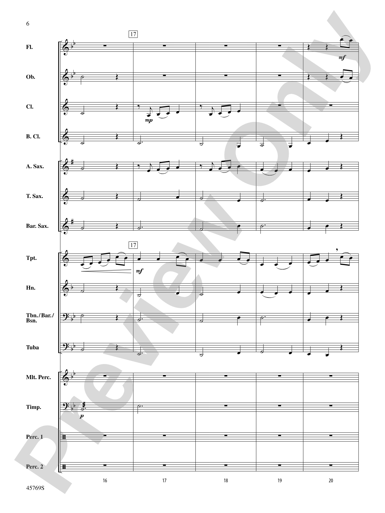 Trust: Concert Band Conductor Score & Parts