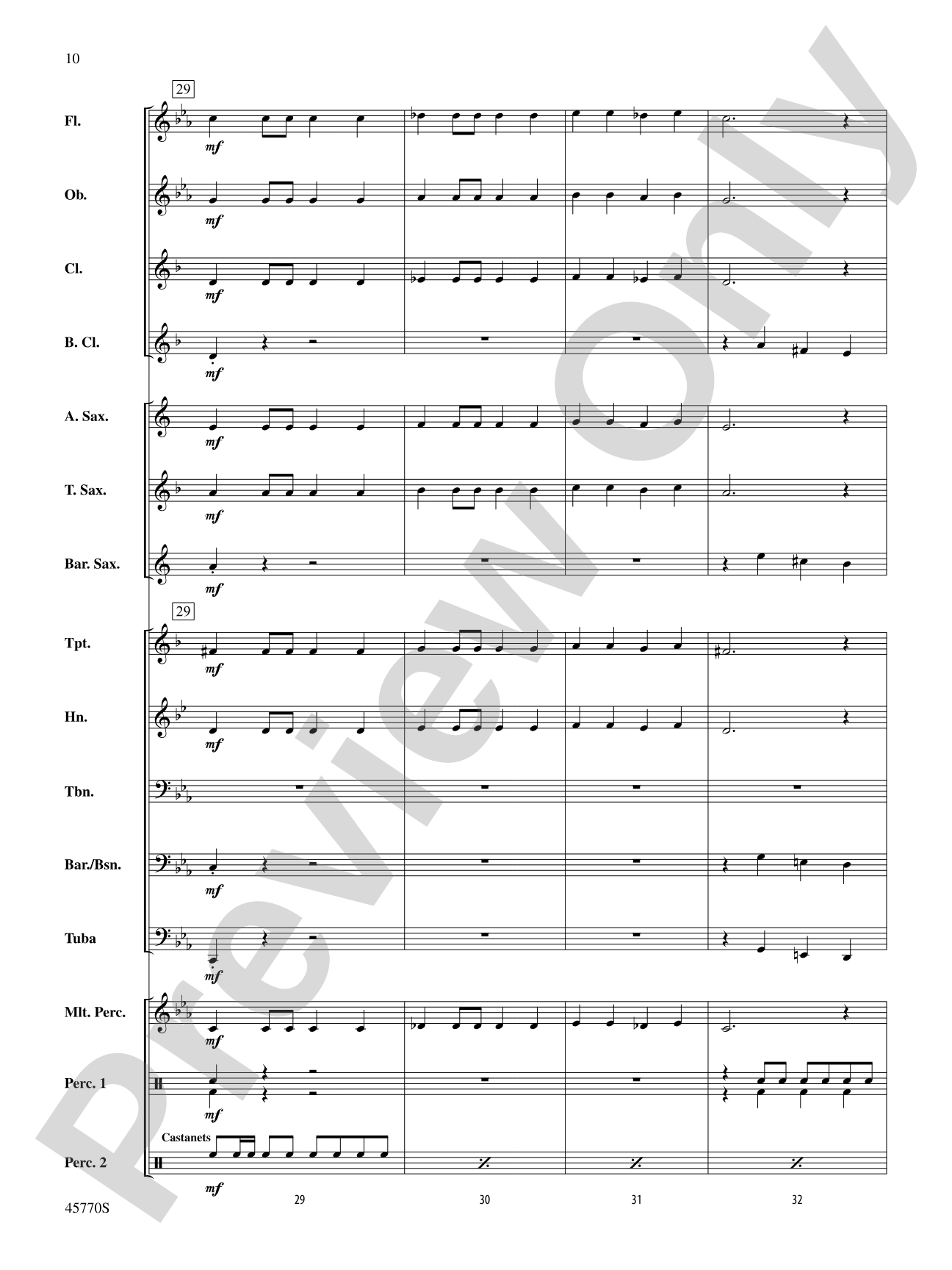 Game of Bones: Concert Band Conductor Score & Parts