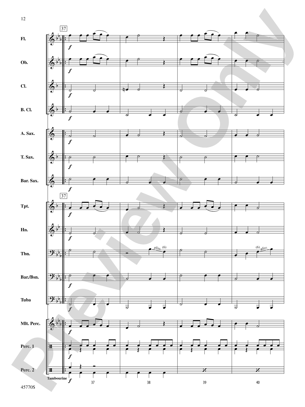 Game of Bones: Concert Band Conductor Score & Parts