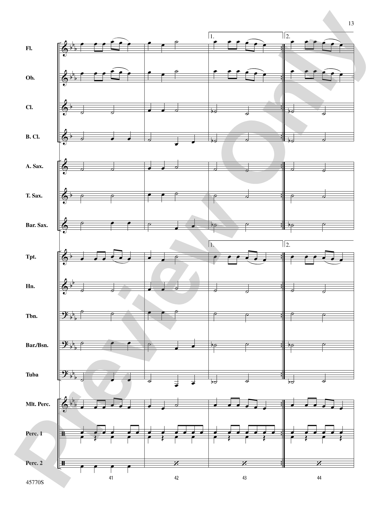 Game of Bones: Concert Band Conductor Score & Parts