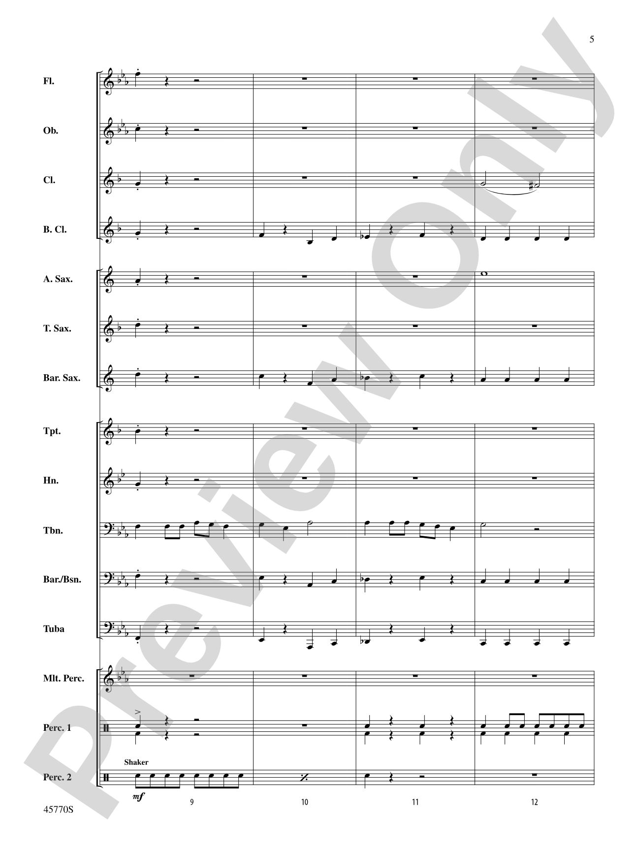 Game of Bones: Concert Band Conductor Score & Parts