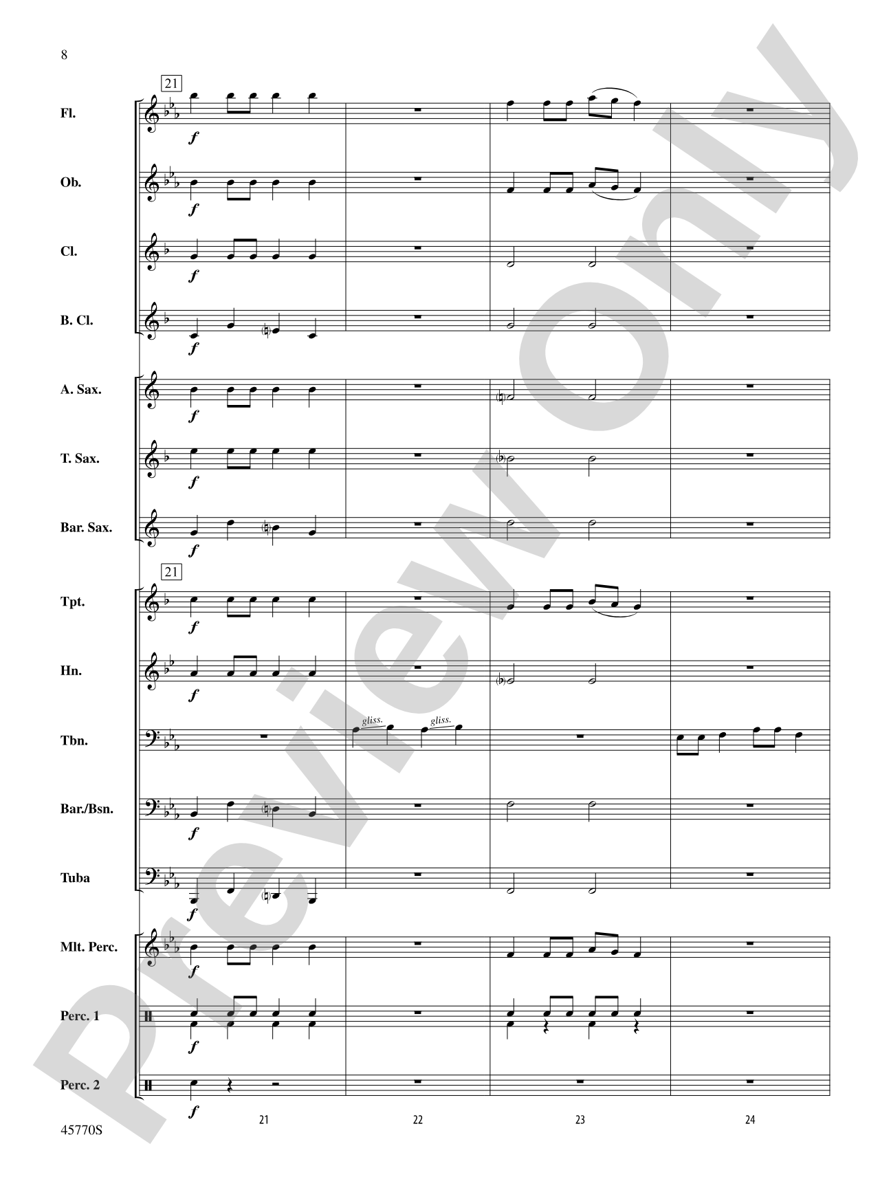 Game of Bones: Concert Band Conductor Score & Parts