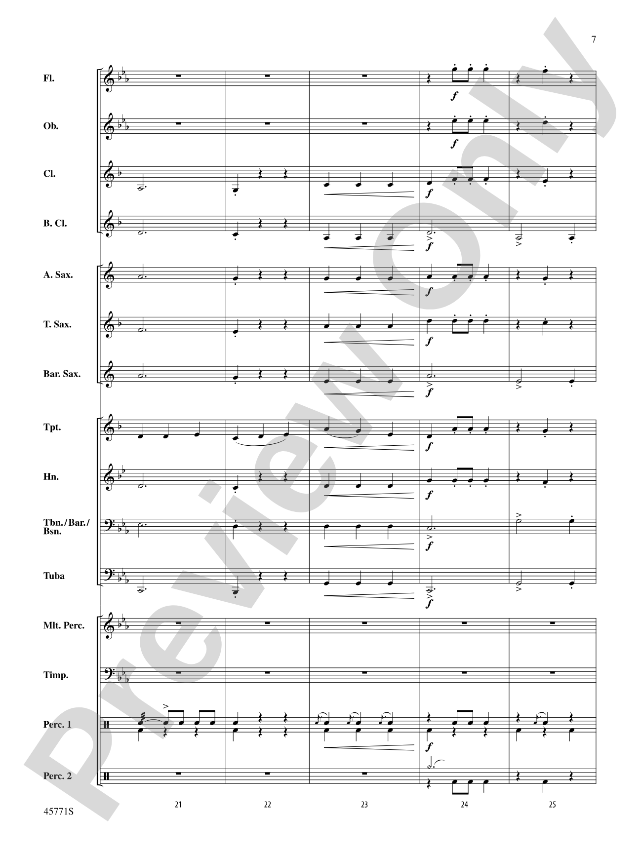 The Lost Lady Found: Concert Band Conductor Score & Parts