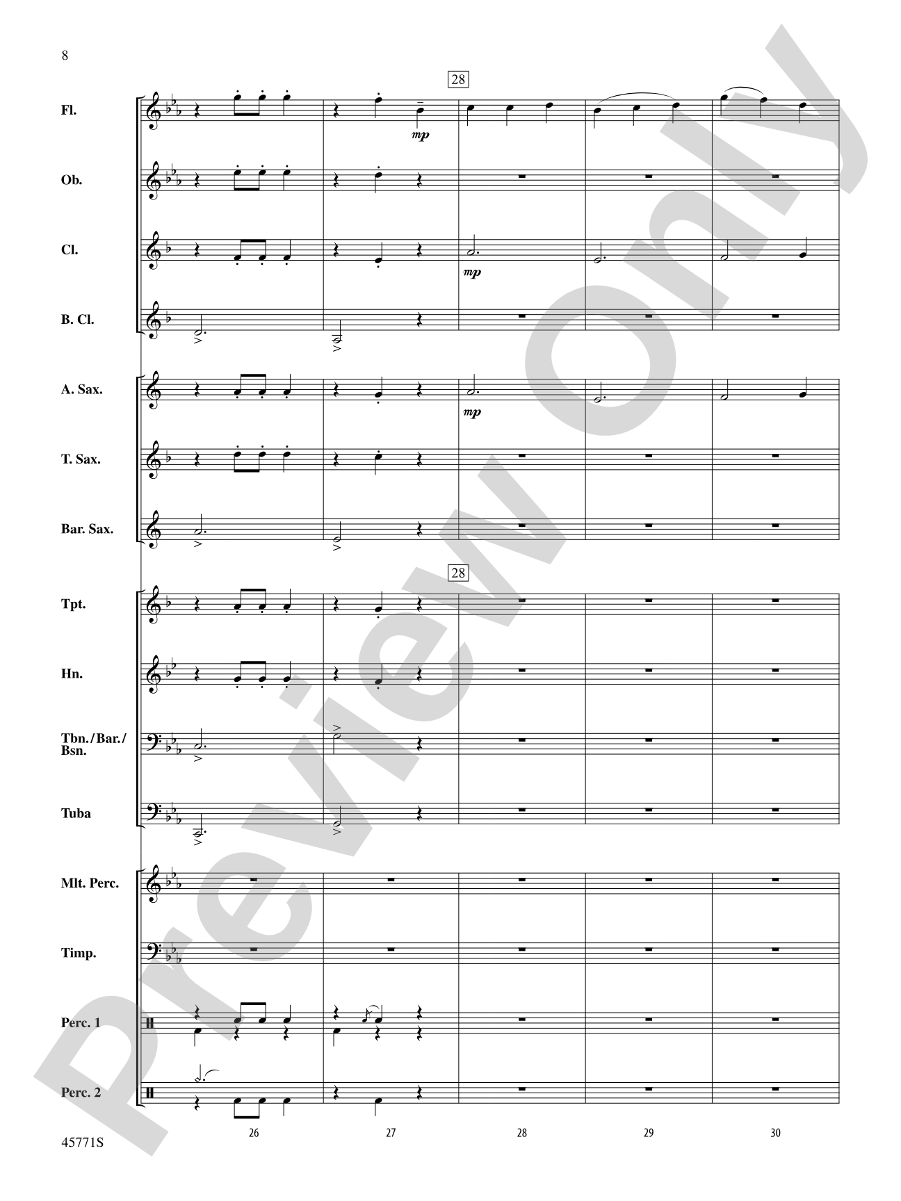 The Lost Lady Found: Concert Band Conductor Score & Parts