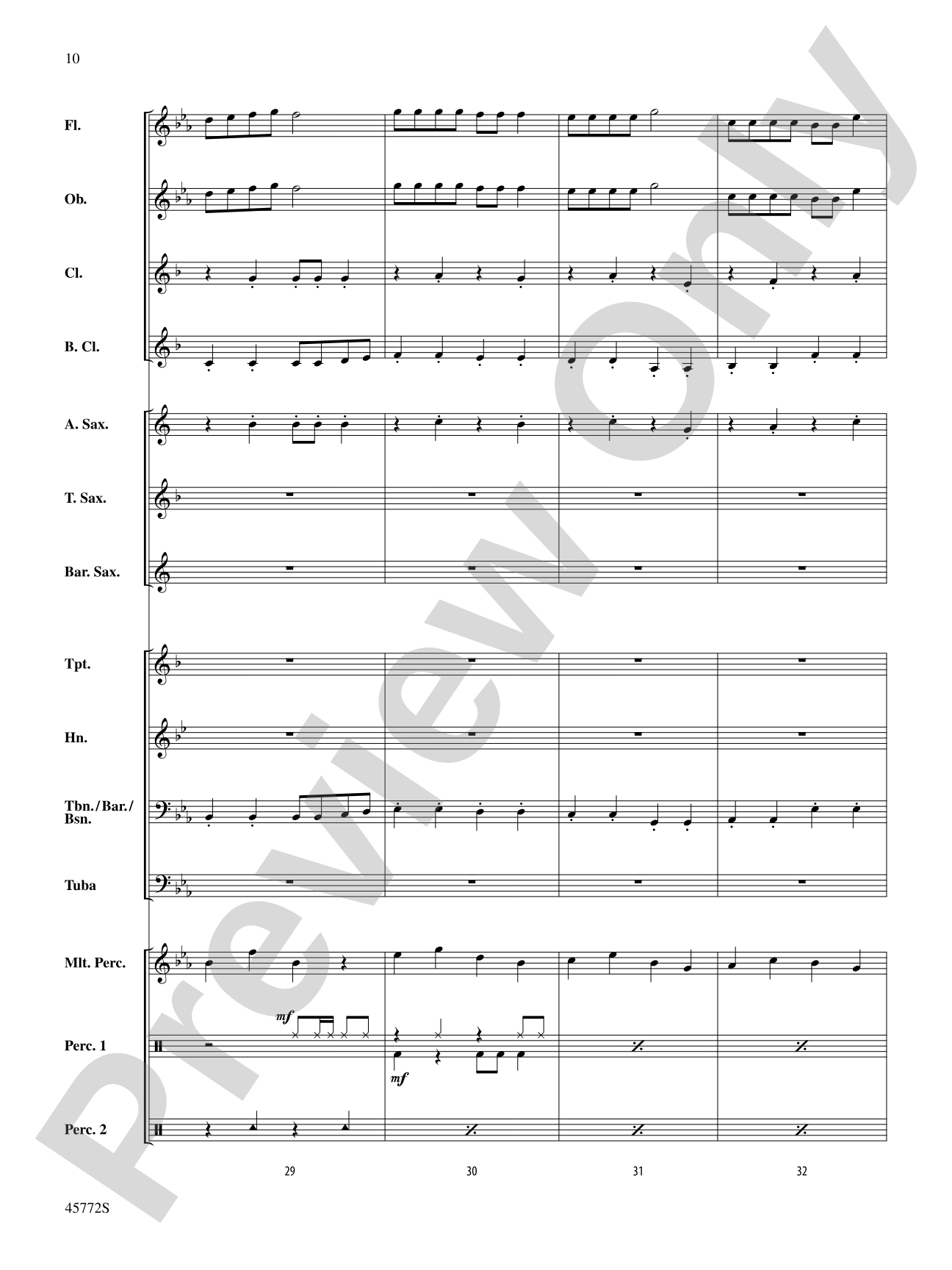 Rockin' St. Nick: Concert Band Conductor Score & Parts