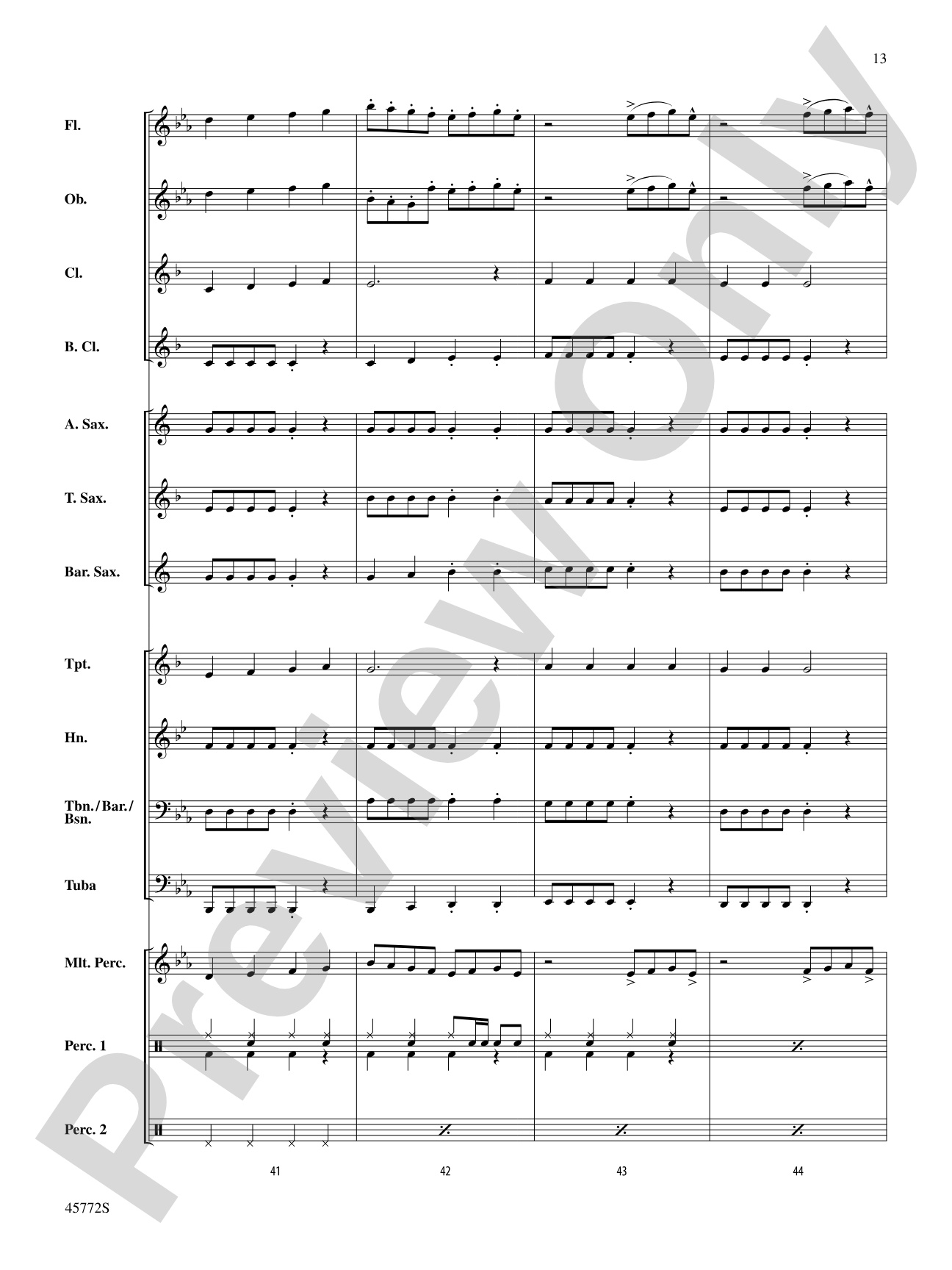 Rockin' St. Nick: Concert Band Conductor Score & Parts