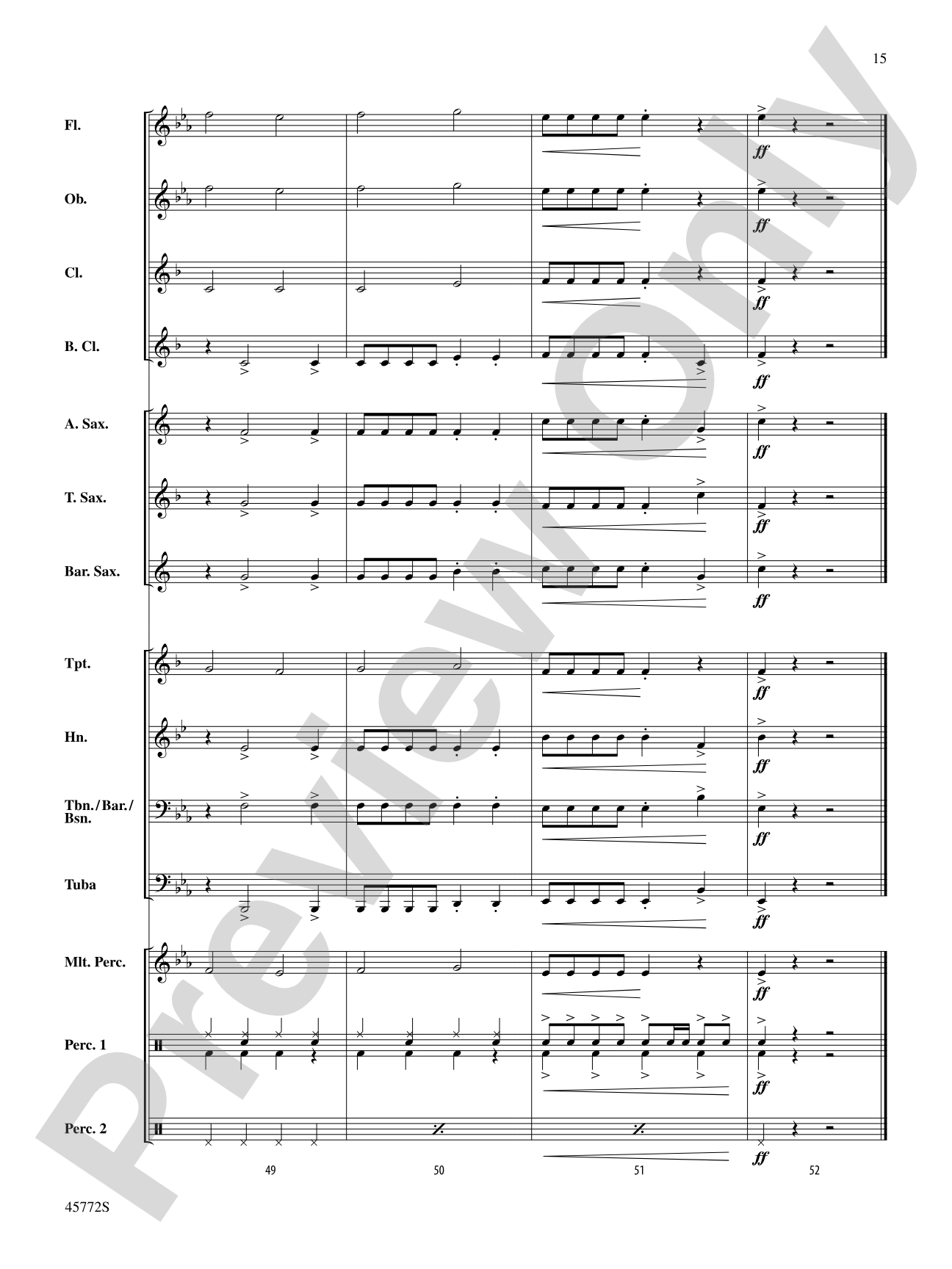 Rockin' St. Nick: Concert Band Conductor Score & Parts