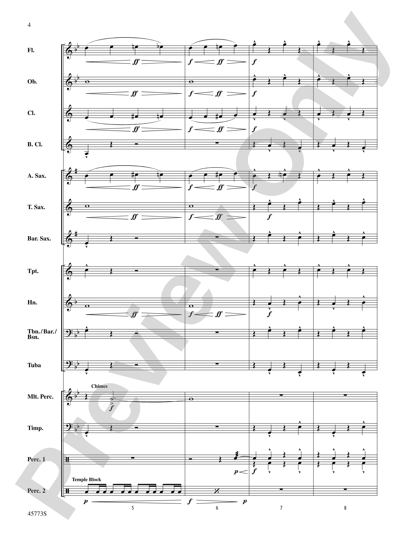 The Legend of El Muerto: Concert Band Conductor Score & Parts