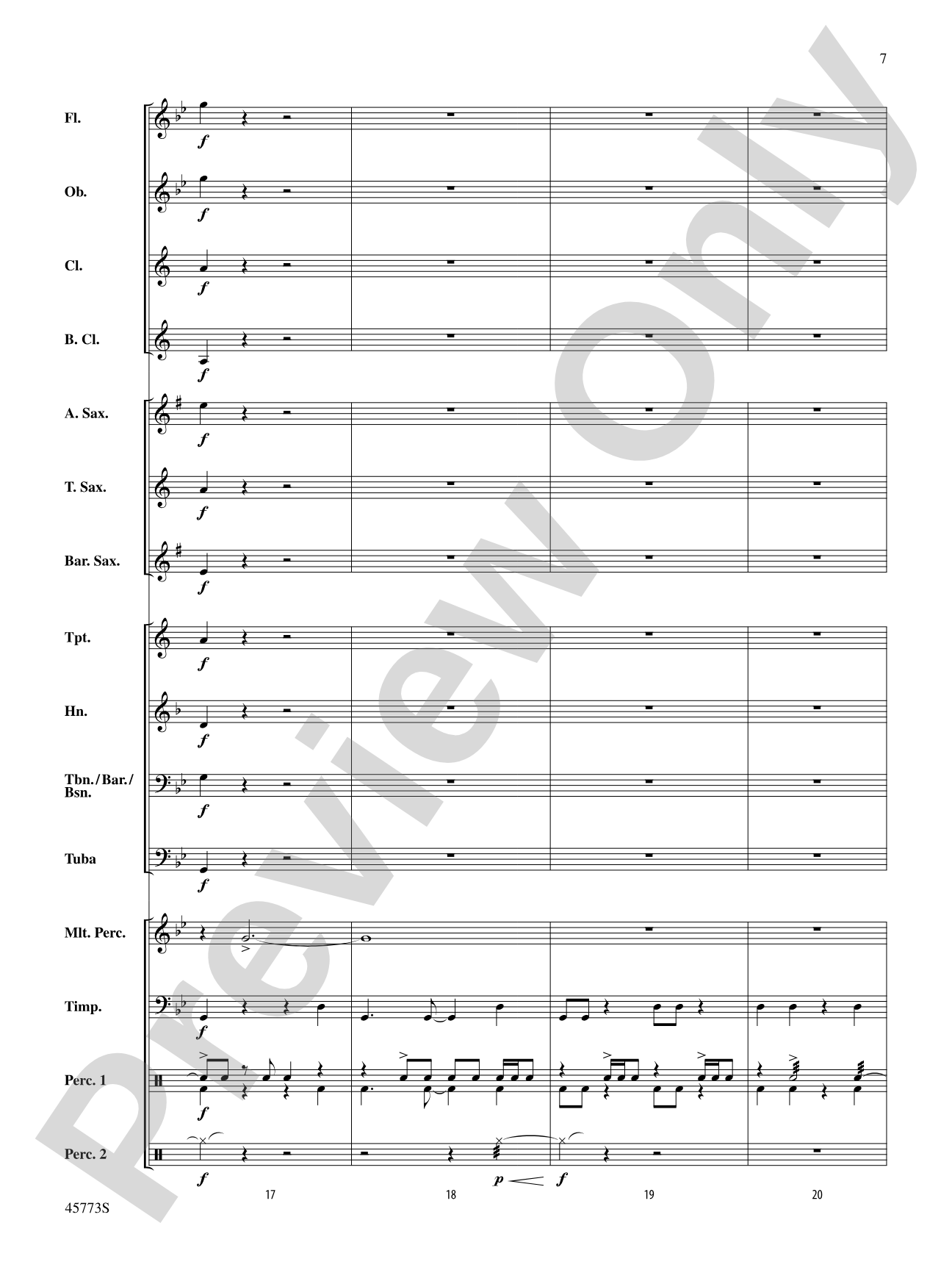 The Legend of El Muerto: Concert Band Conductor Score & Parts