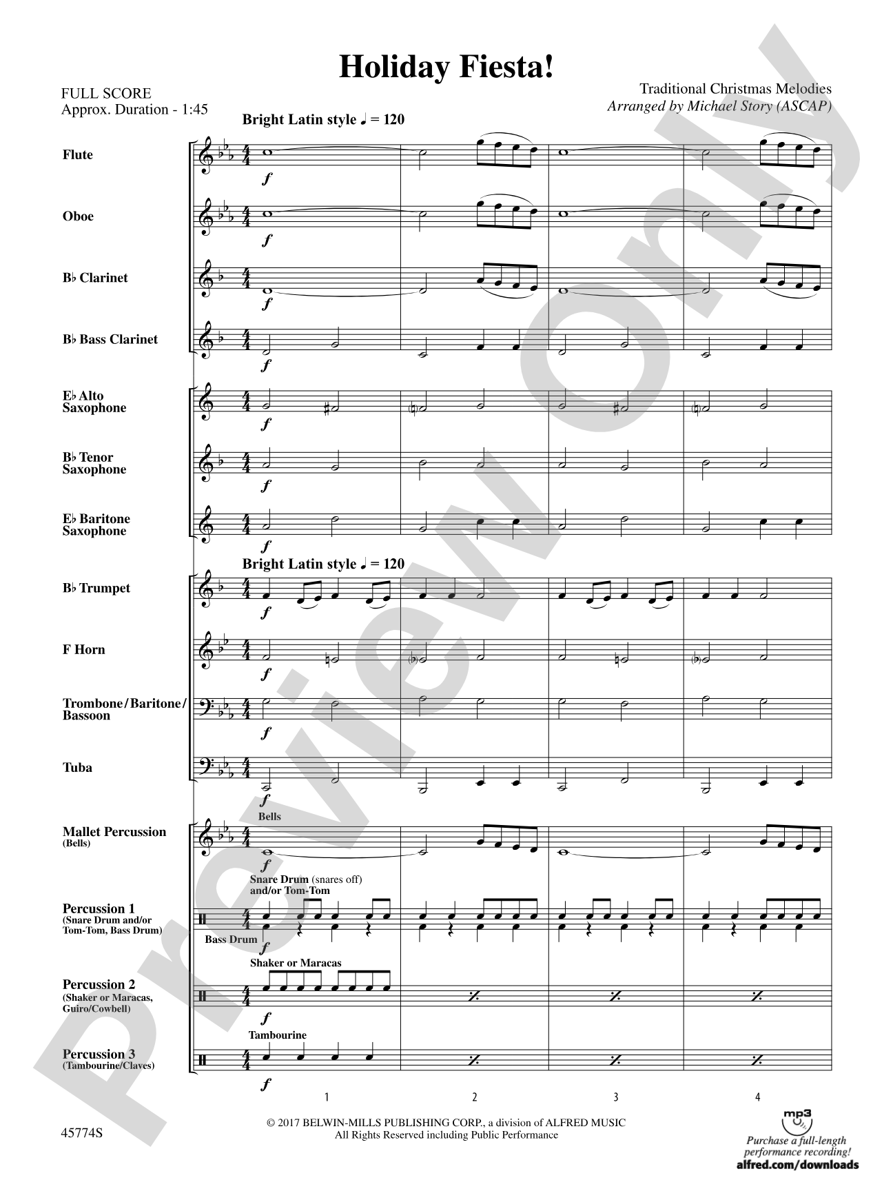 Holiday Fiesta!: Concert Band Conductor Score & Parts