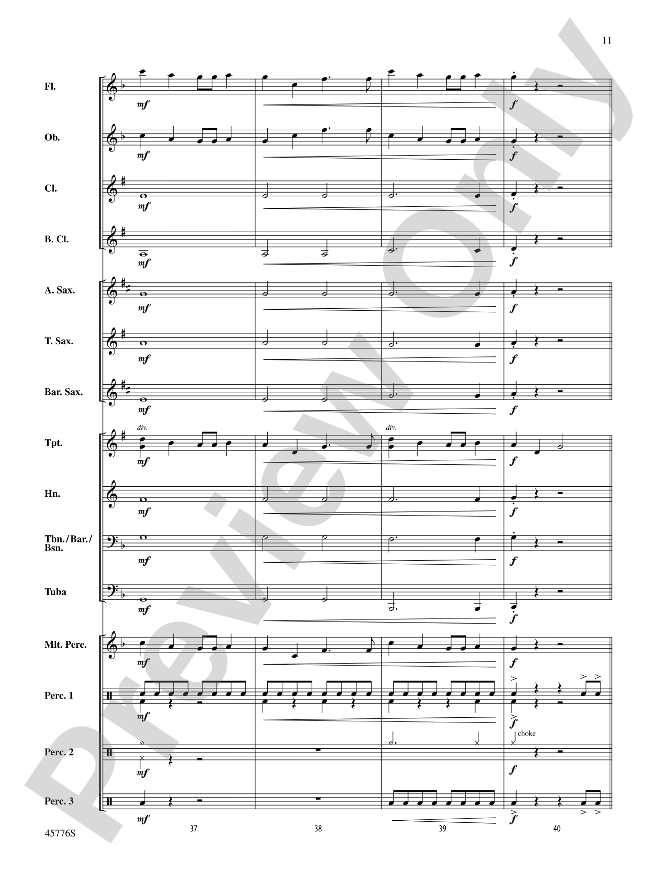 Sorry: Concert Band Conductor Score & Parts
