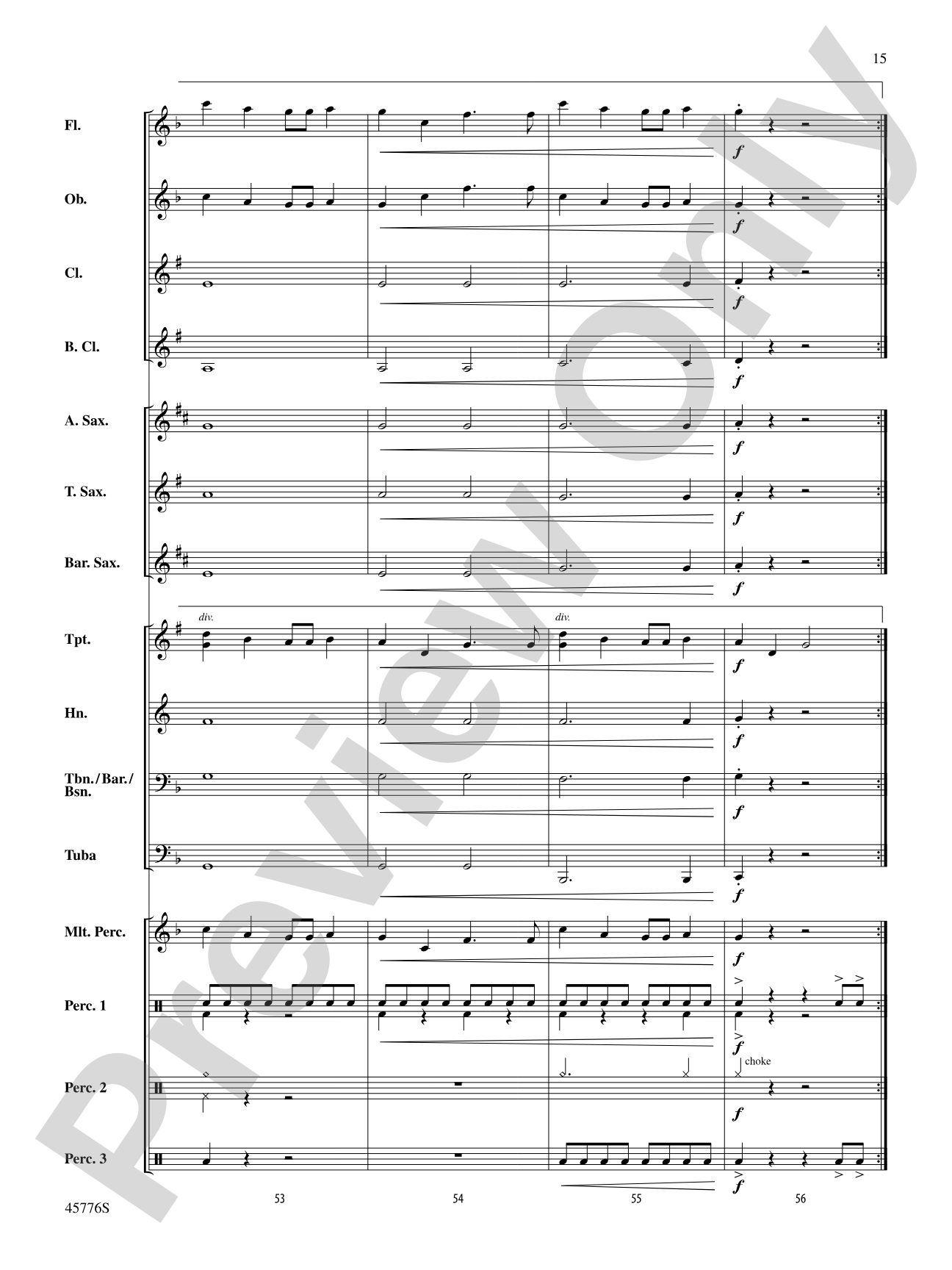Sorry: Concert Band Conductor Score & Parts