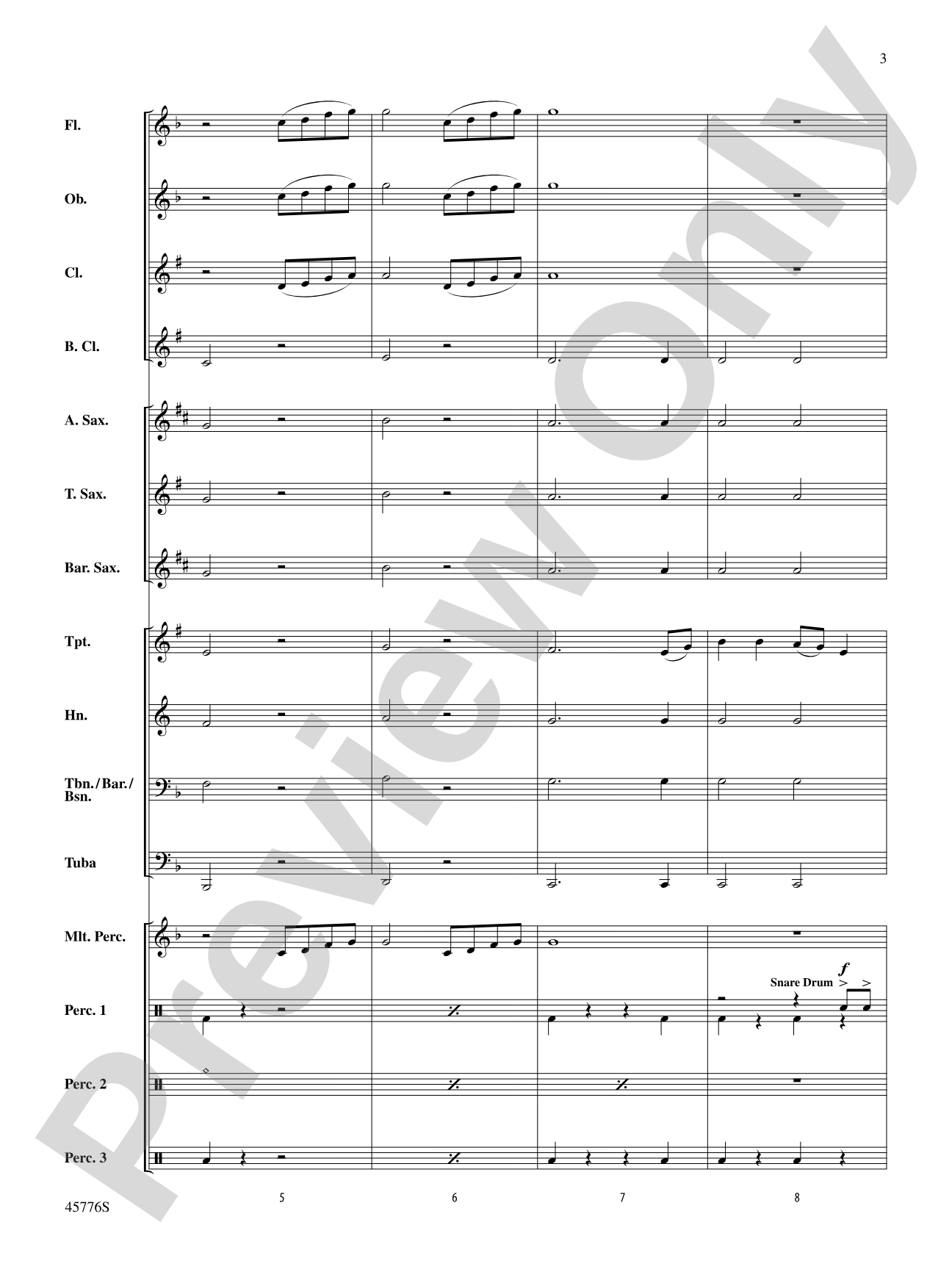 Sorry: Concert Band Conductor Score & Parts