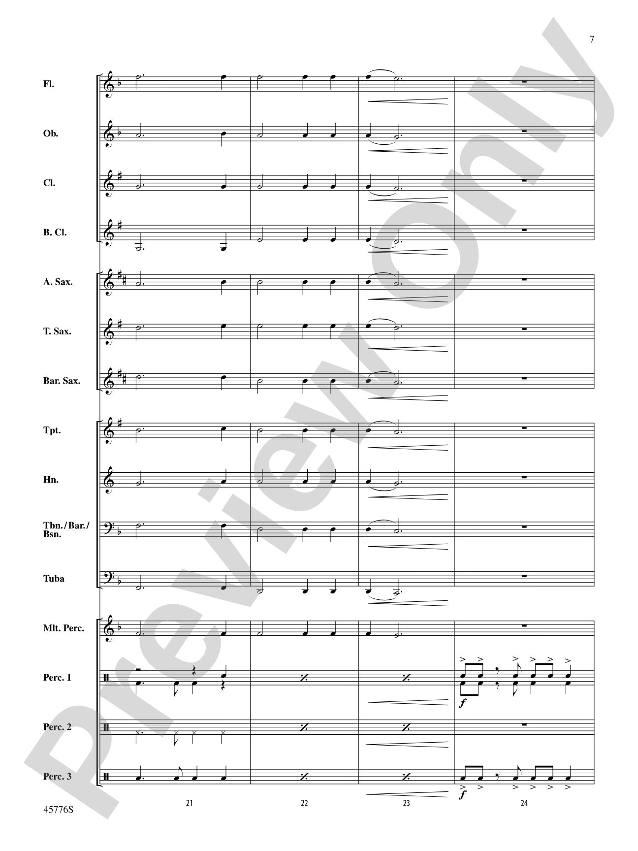 Sorry: Concert Band Conductor Score & Parts
