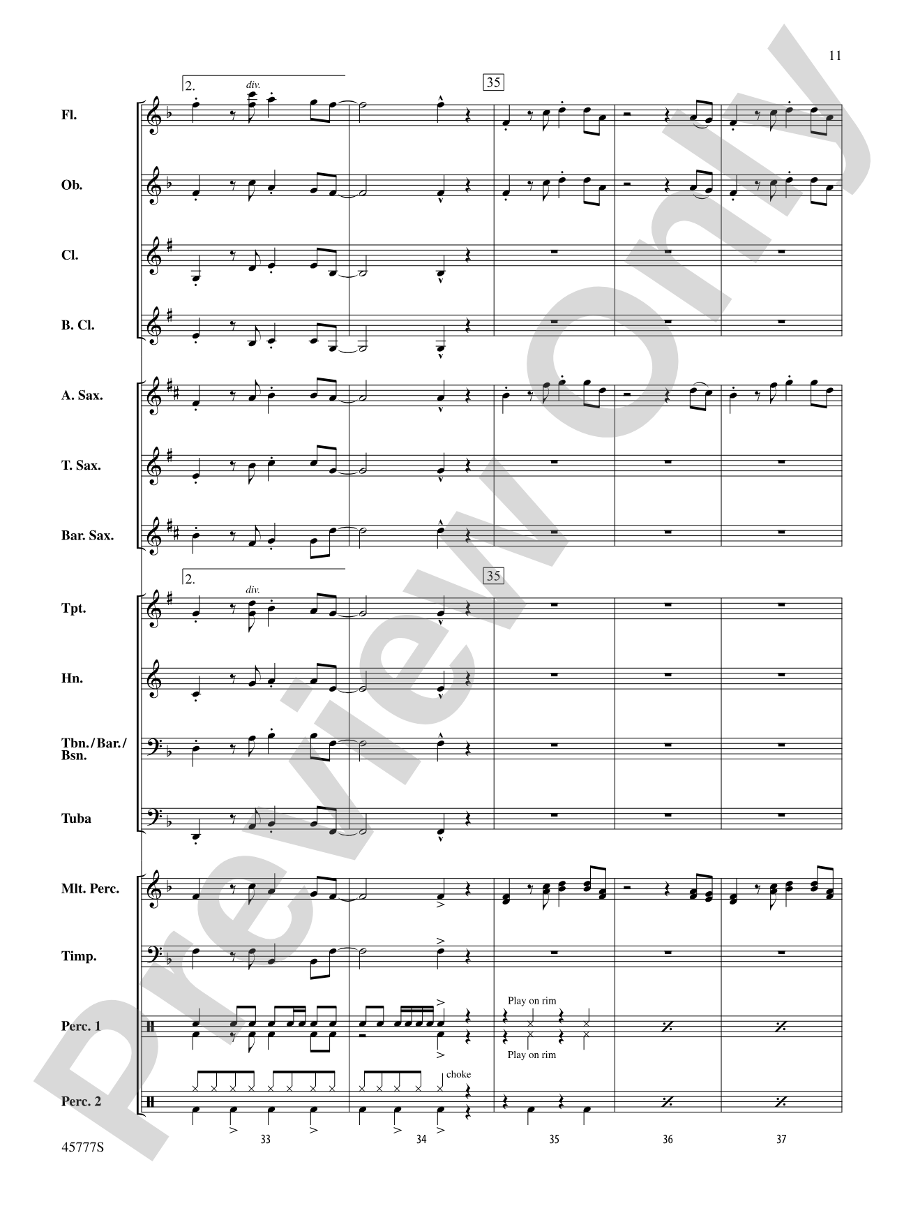 Work from Home: Concert Band Conductor Score & Parts