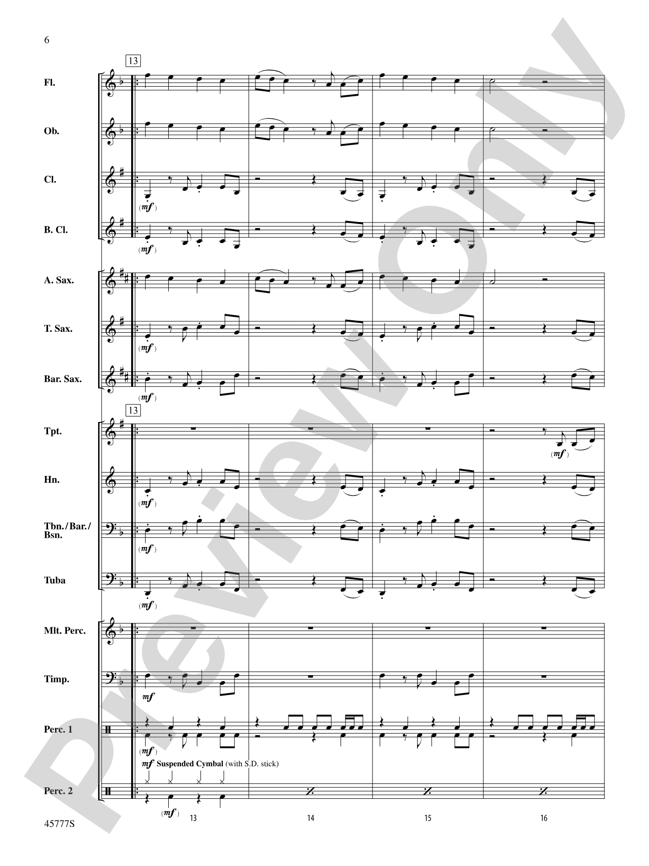 Work from Home: Concert Band Conductor Score & Parts