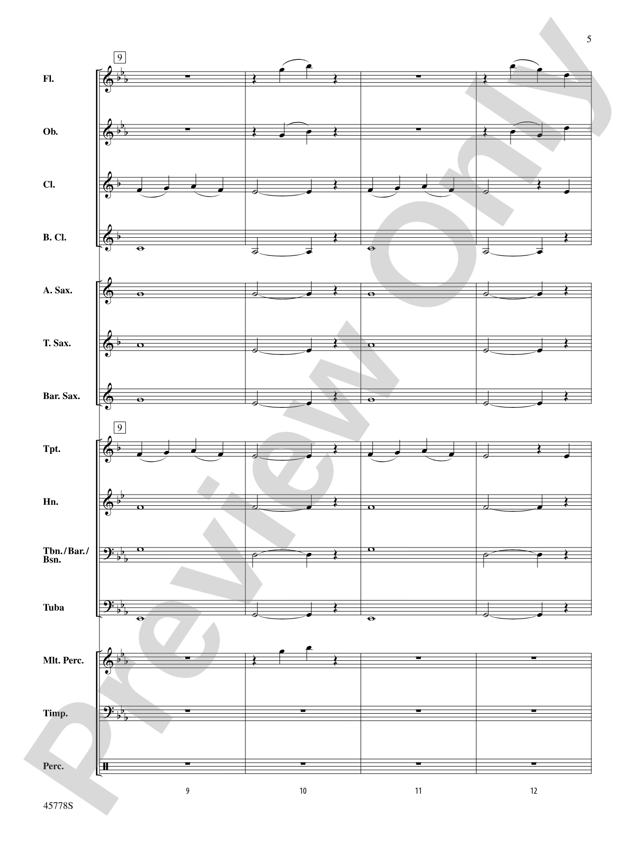 Newt Says Goodbye to Tina (from Fantastic Beasts and Where to Find Them): Concert Band Conductor Score & Parts