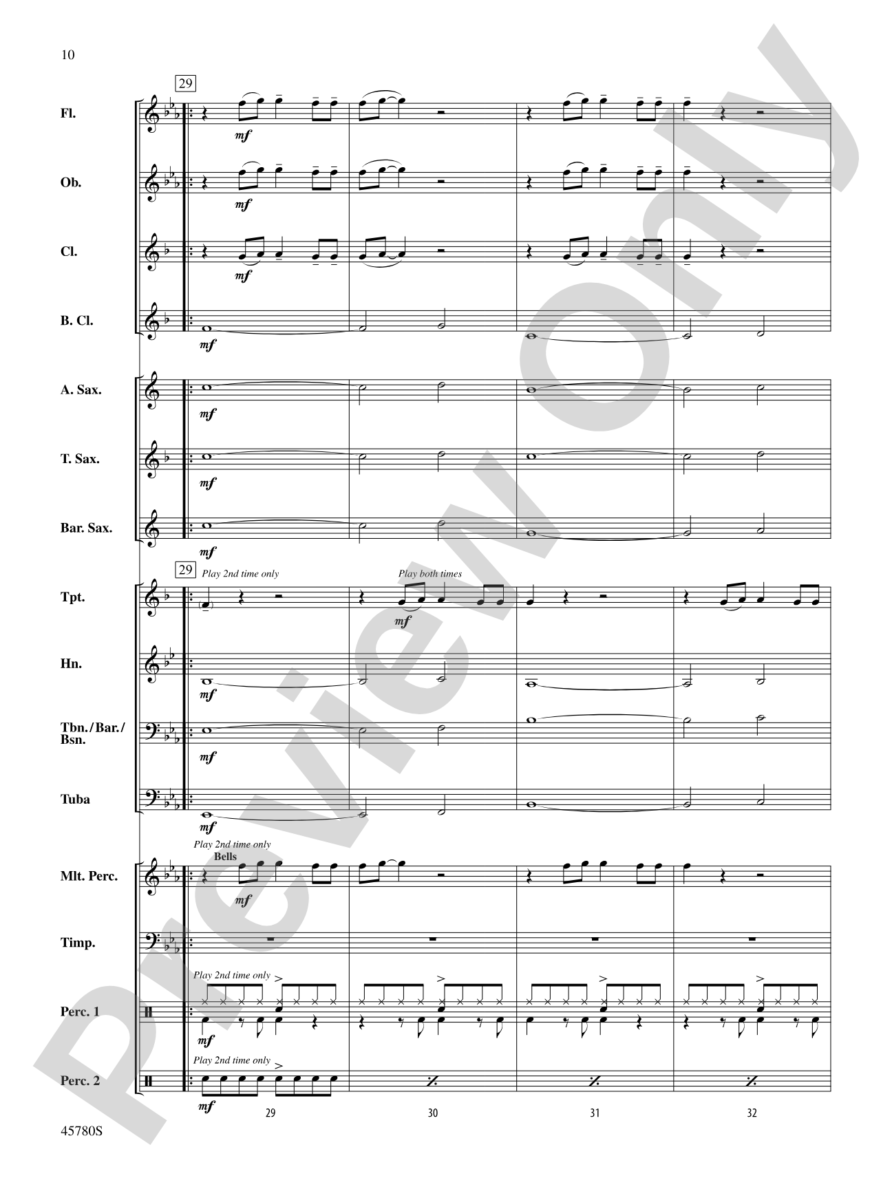 Ride: Concert Band Conductor Score & Parts