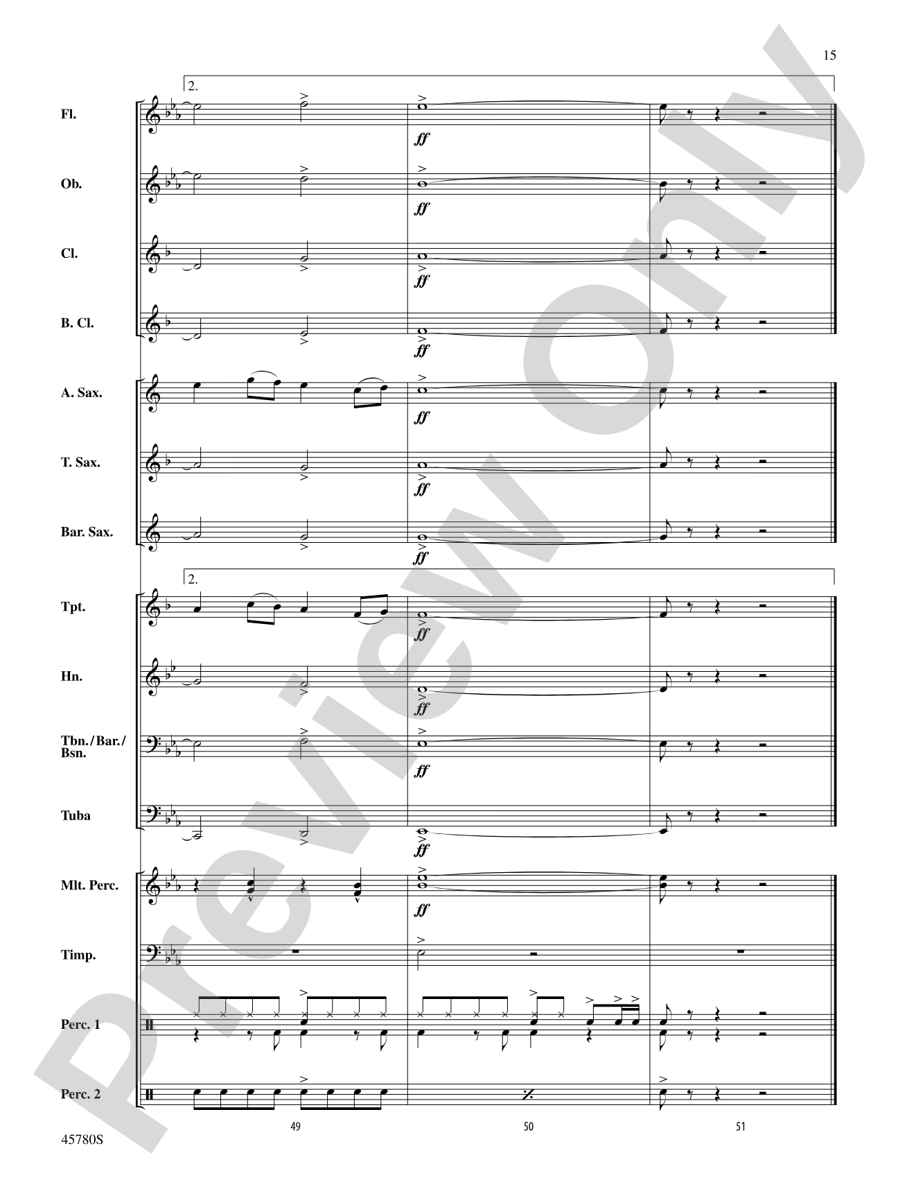 Ride: Concert Band Conductor Score & Parts