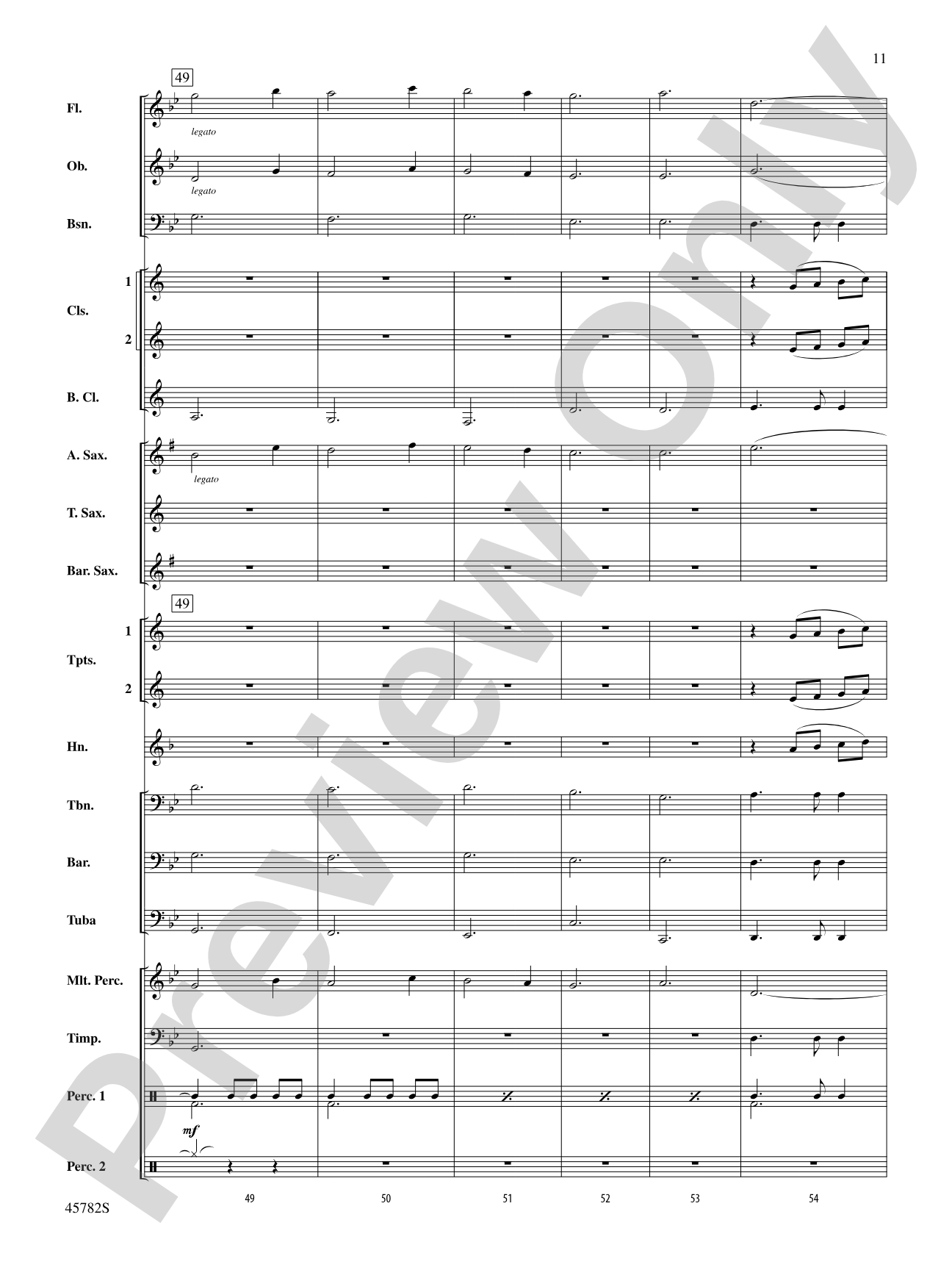 Gabriel's Message: Concert Band Conductor Score & Parts