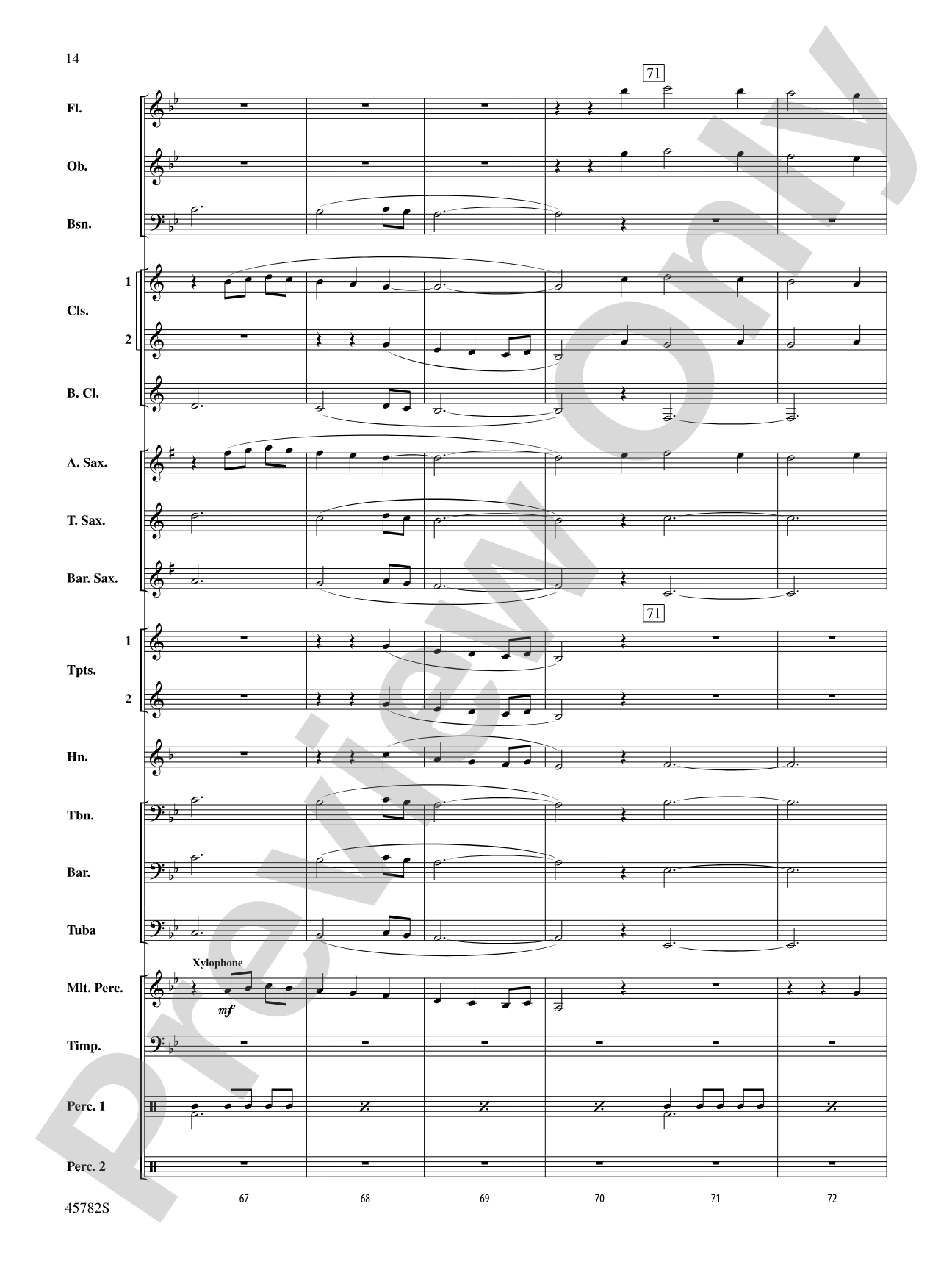 Gabriel's Message: Concert Band Conductor Score & Parts