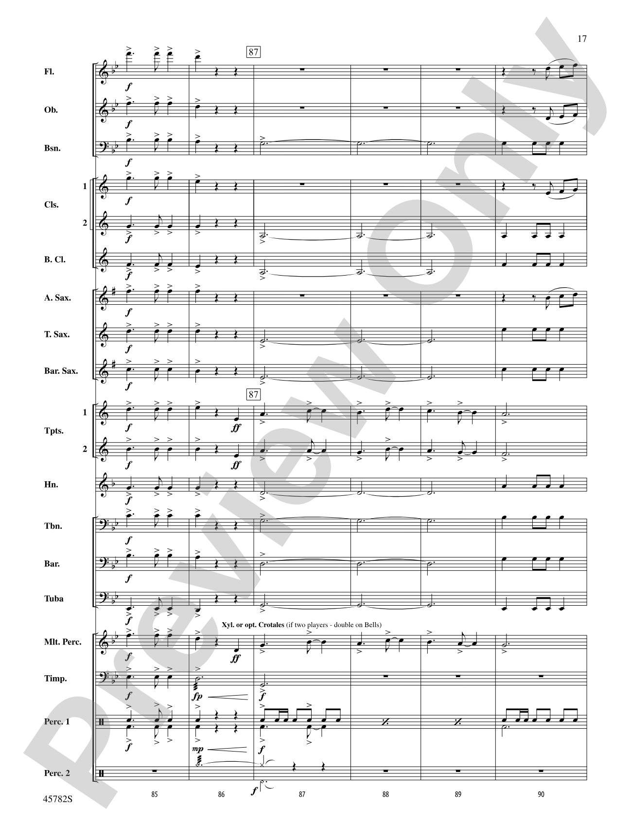 Gabriel's Message: Concert Band Conductor Score & Parts