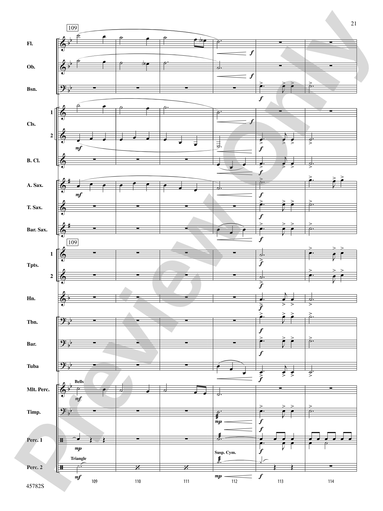 Gabriel's Message: Concert Band Conductor Score & Parts
