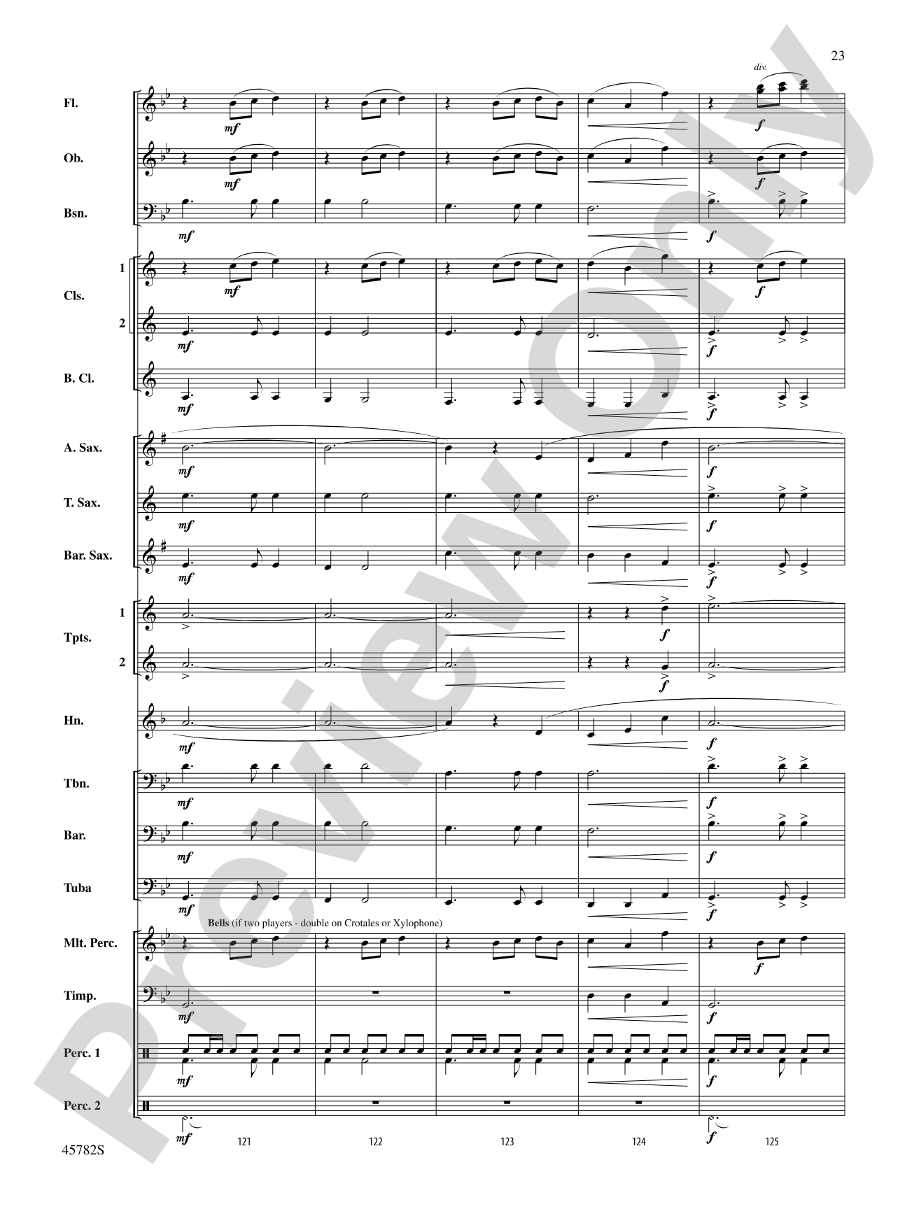 Gabriel's Message: Concert Band Conductor Score & Parts
