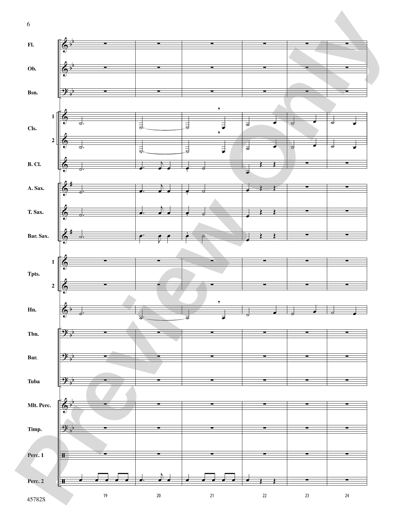 Gabriel's Message: Concert Band Conductor Score & Parts