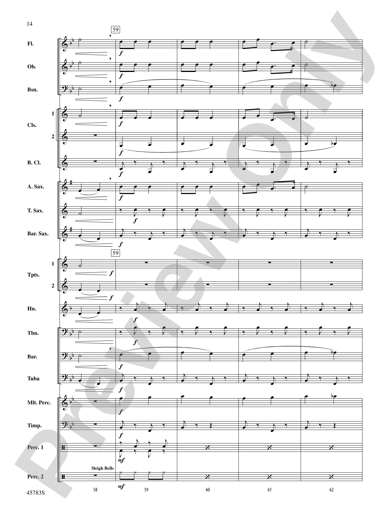 Twelve Carols for Christmas: Concert Band Conductor Score & Parts
