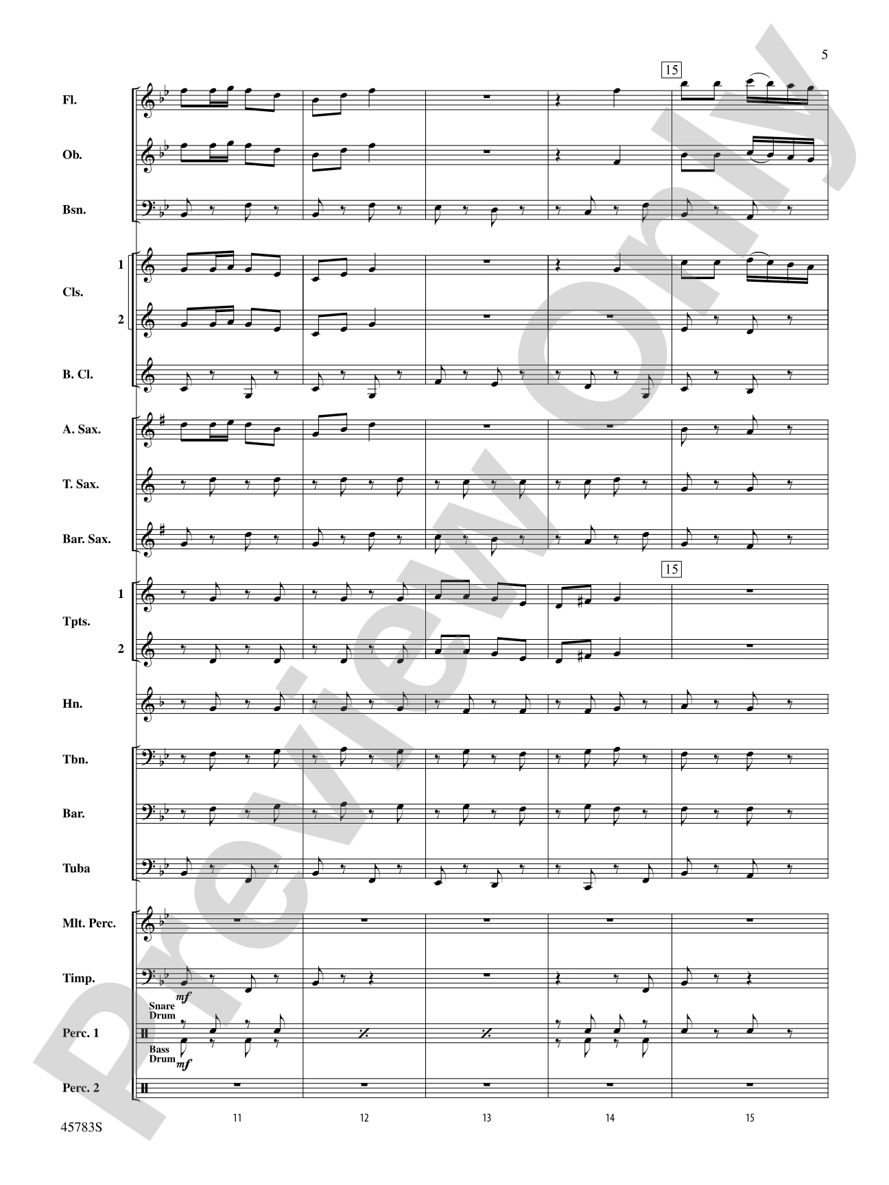 Twelve Carols for Christmas: Concert Band Conductor Score & Parts