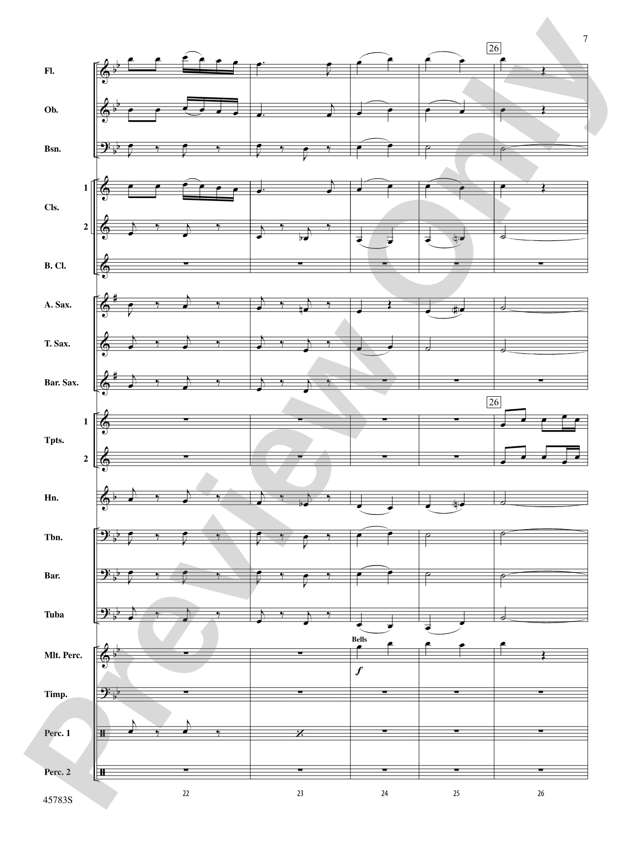 Twelve Carols for Christmas: Concert Band Conductor Score & Parts