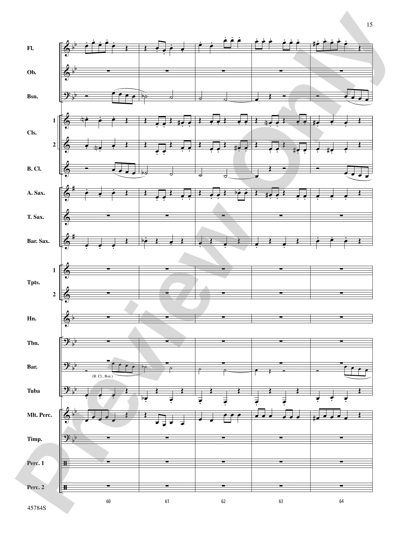 Christmas at the Symphony: Concert Band Conductor Score & Parts
