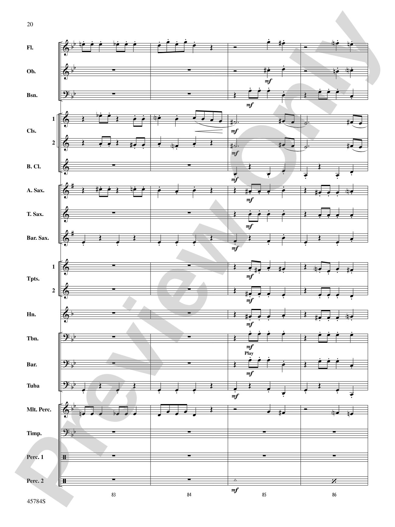Christmas at the Symphony: Concert Band Conductor Score & Parts