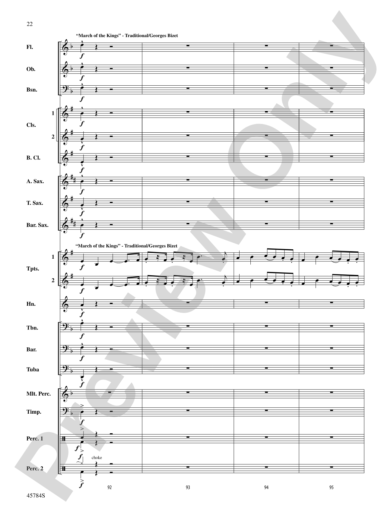 Christmas at the Symphony: Concert Band Conductor Score & Parts