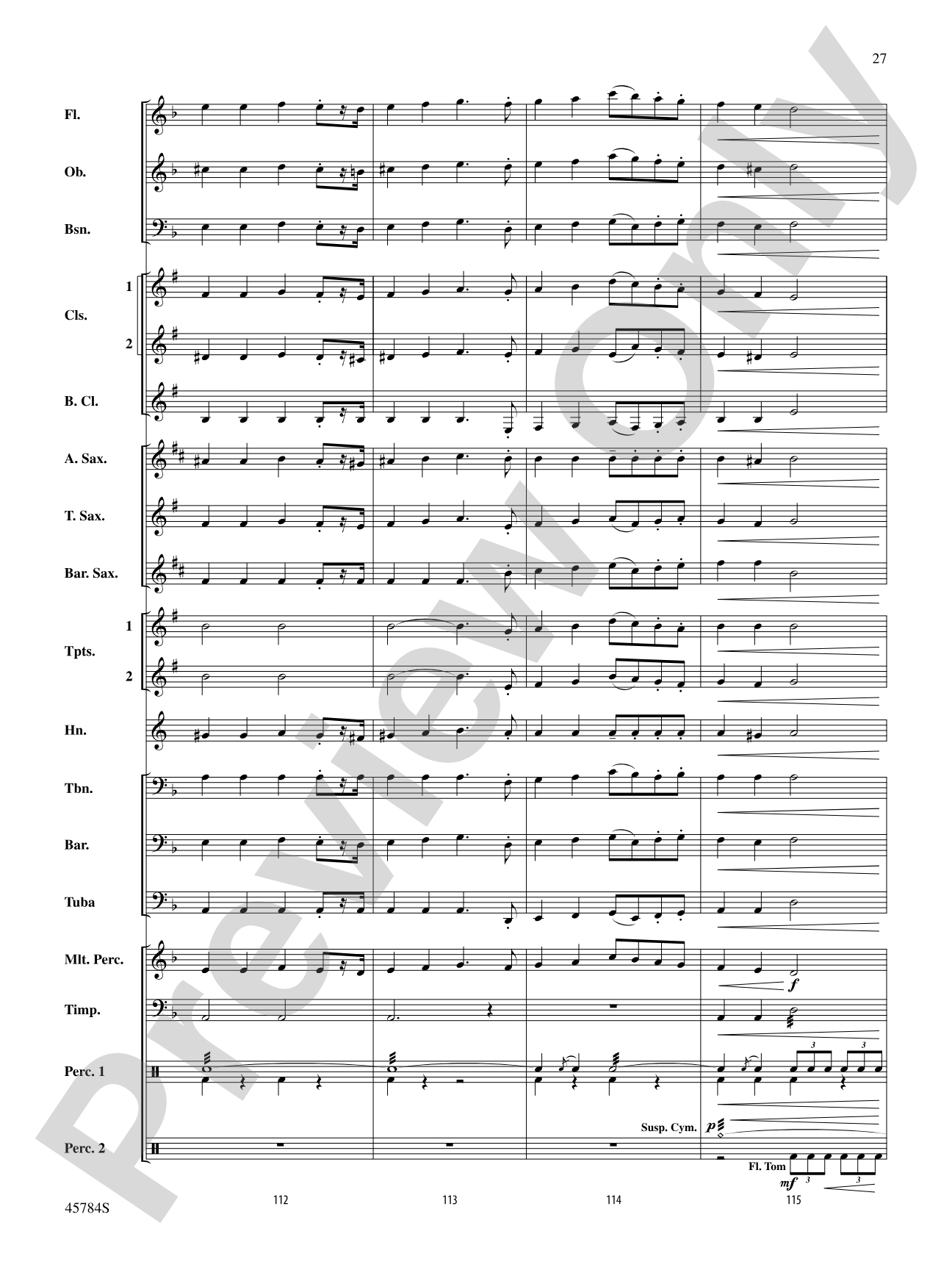 Christmas at the Symphony: Concert Band Conductor Score & Parts