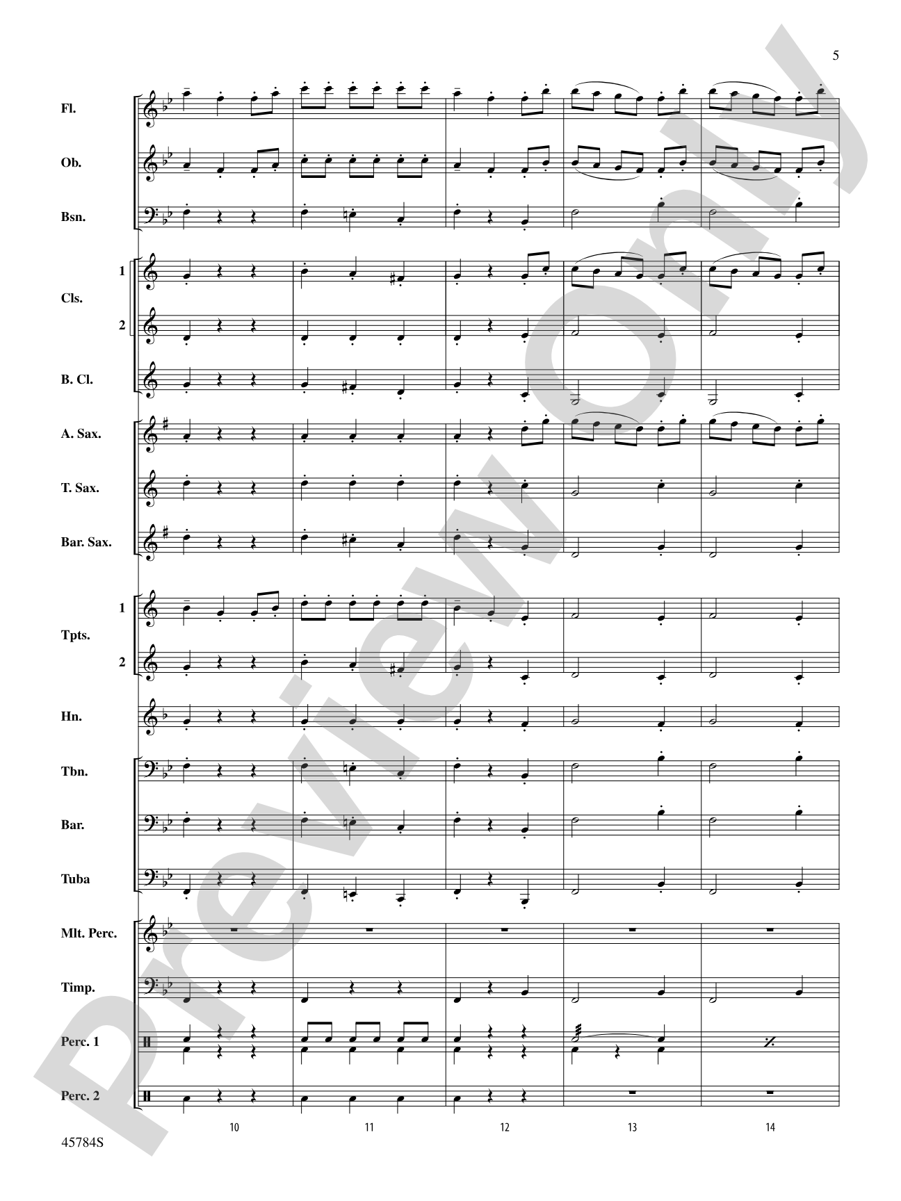 Christmas at the Symphony: Concert Band Conductor Score & Parts