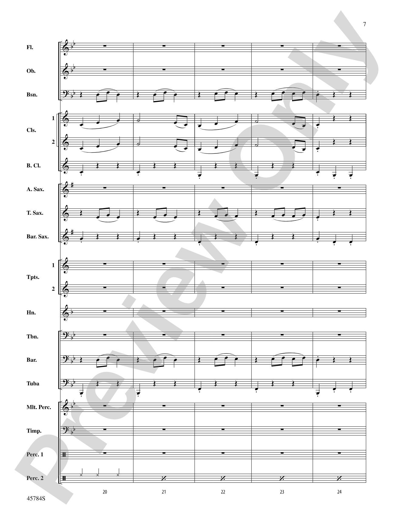 Christmas at the Symphony: Concert Band Conductor Score & Parts